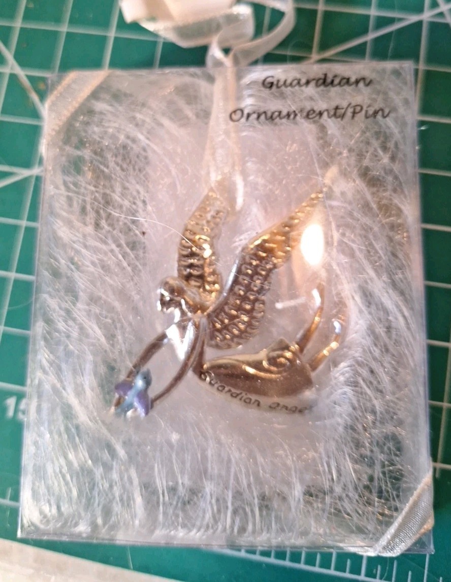 Serenity Seasons Cannon Falls Guardian Angel Spiritual Hanging Ornament/Pin- NEW