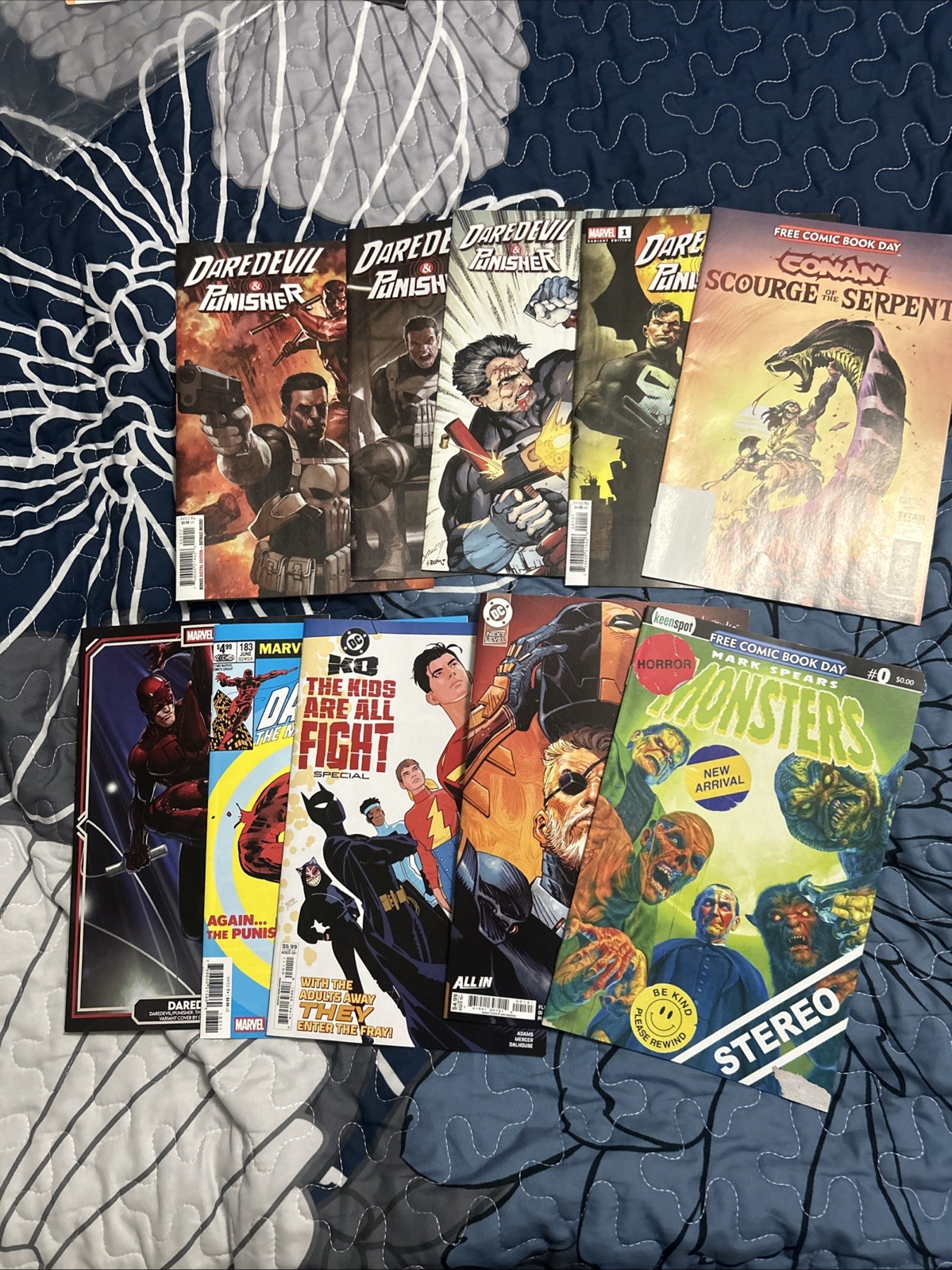 Marvel Comics (Lot of 10) Punisher, Daredevil & More