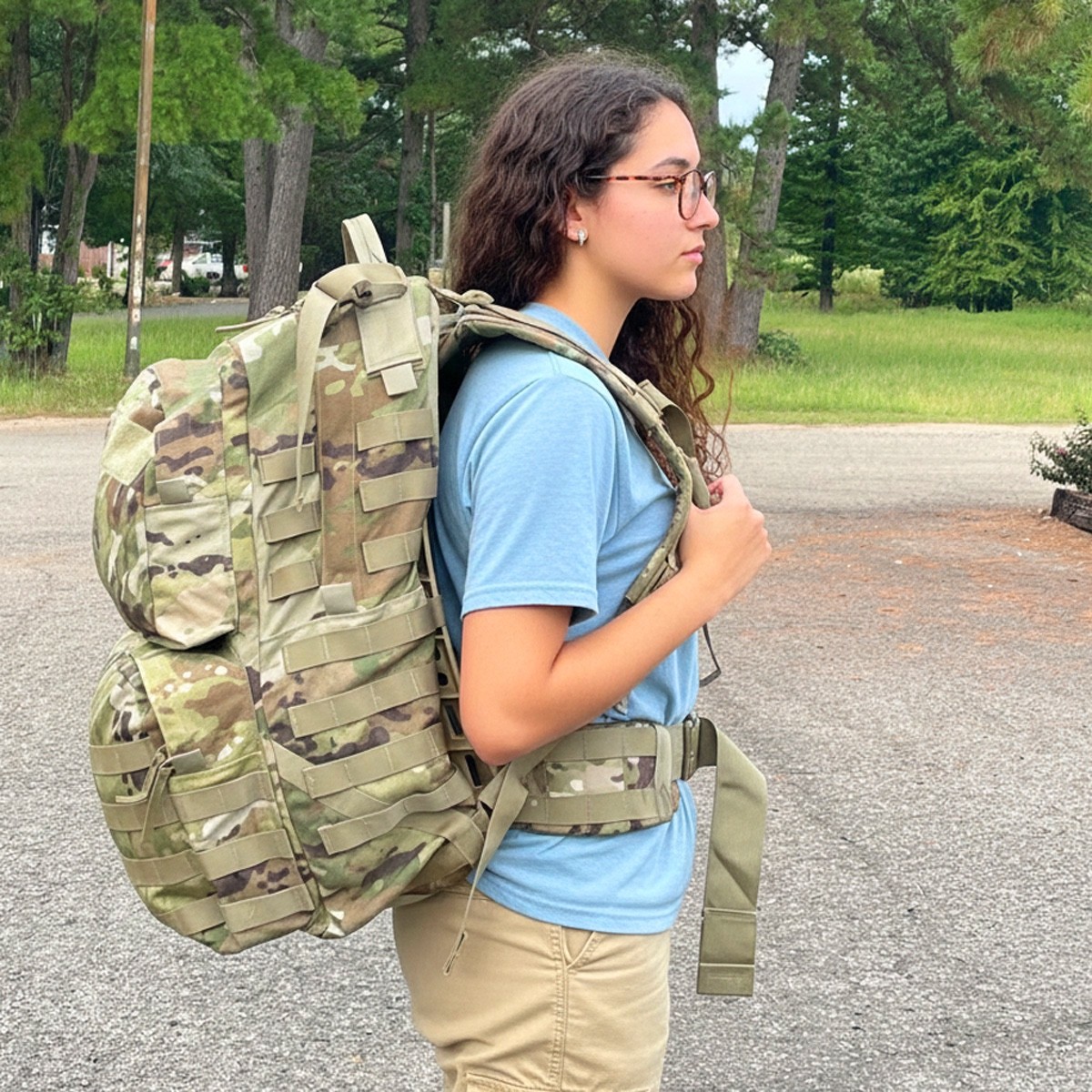 USGI OCP Multicam Molle II Medium Rucksack Backpack Complete Assembly