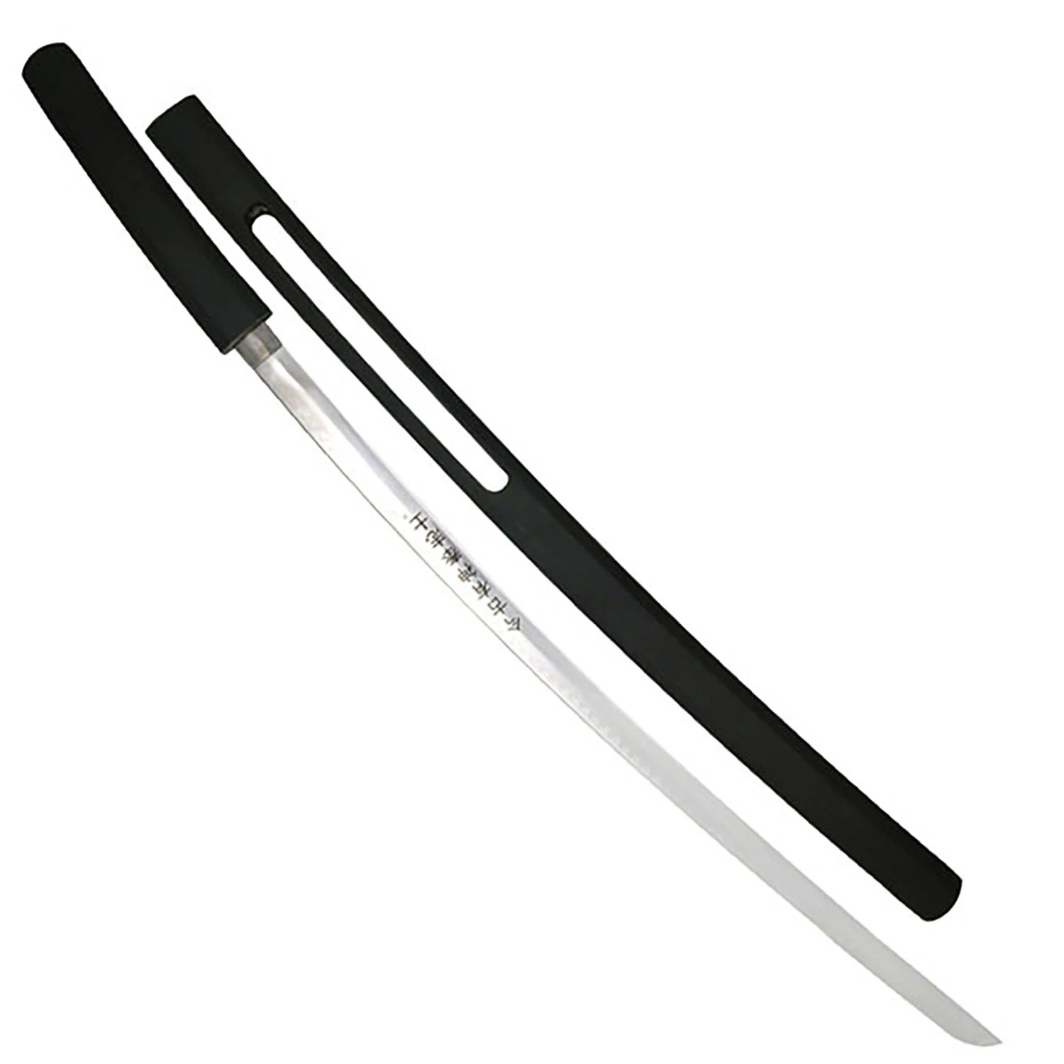 BladesUSA – Samurai Sword w/Wood Handle & Scabbard-Etched Samurai Code