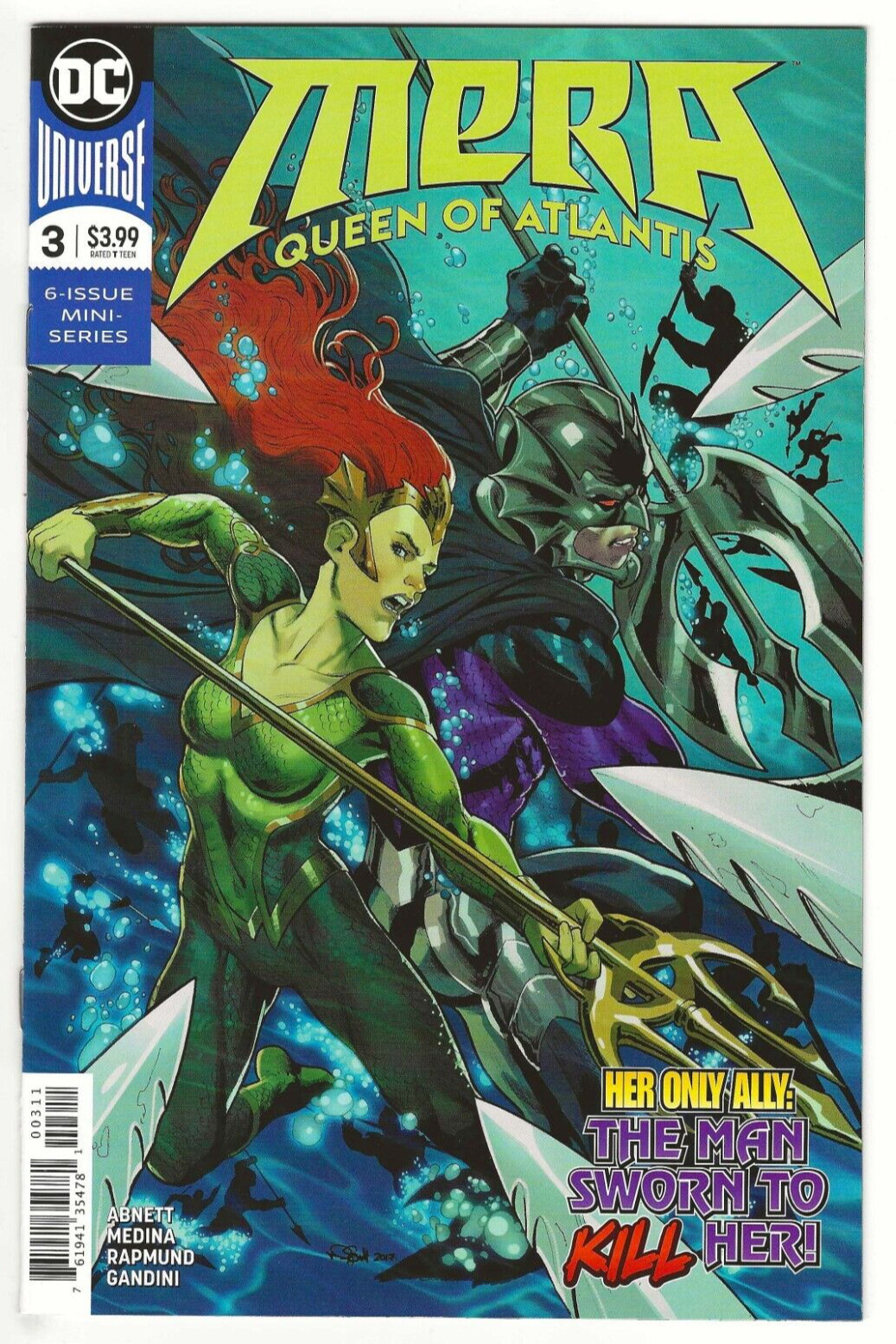 DC Comics MERA QUEEN OF ATLANTIS #3 first printing cover A