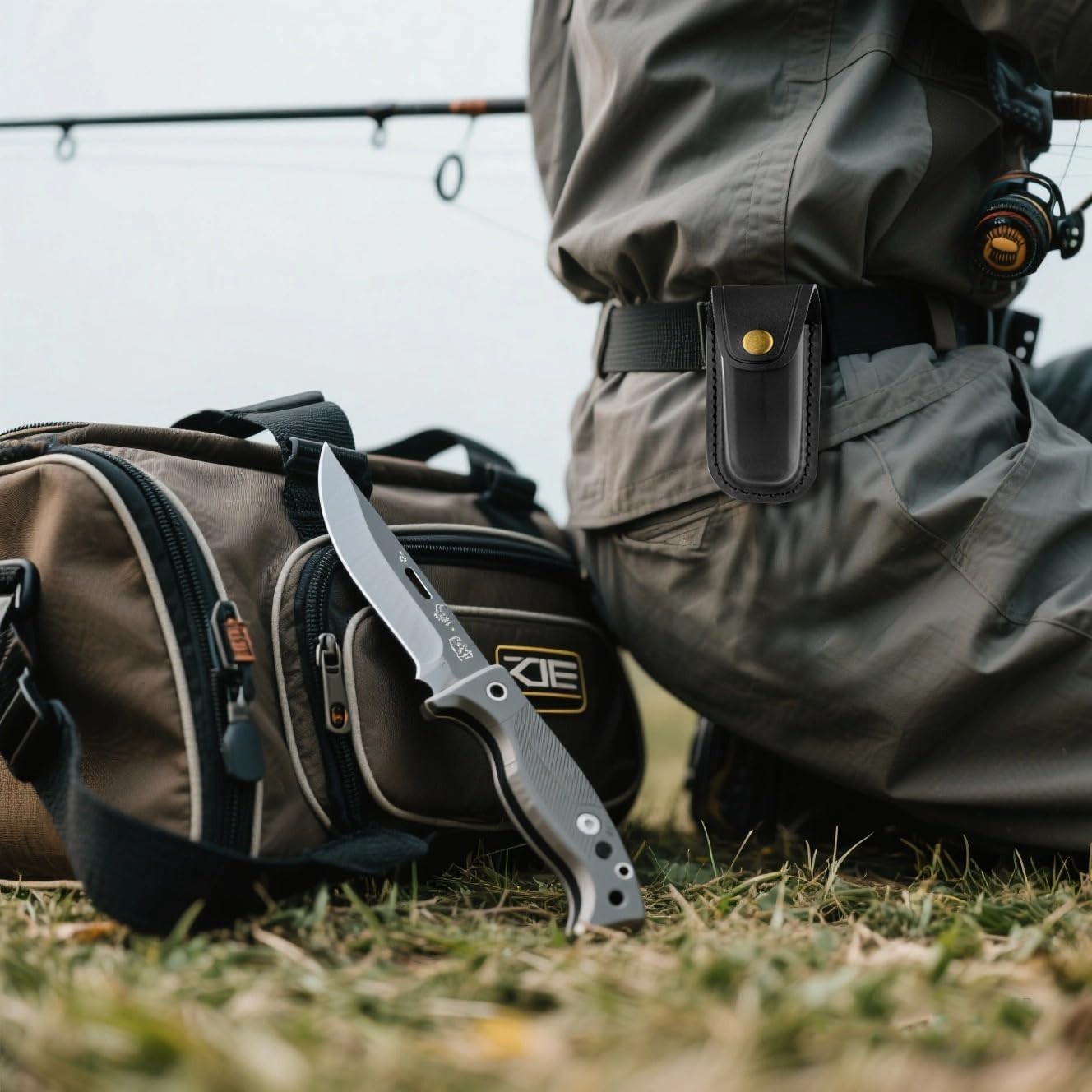 Durable Leather Multitool Pouch – Secure & Stylish EDC for Outdoor Enthusiasts