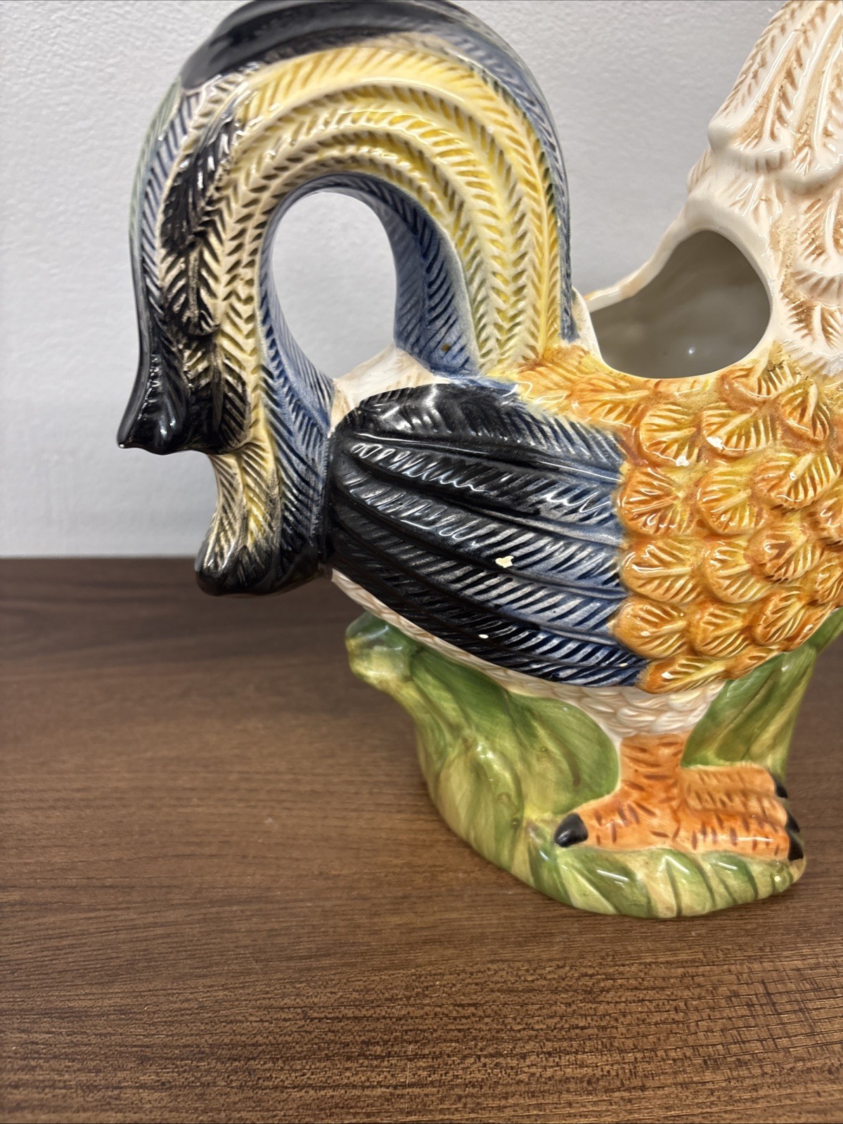 Jay Import Co Vintage Ceramic Rooster Planter