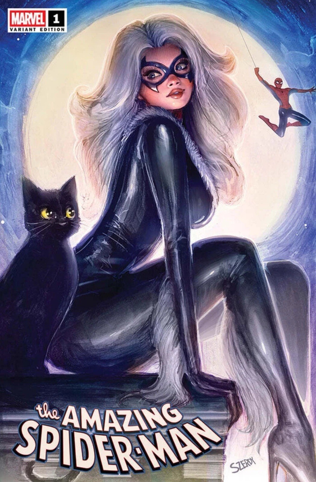 Amazing Spider-Man #1 Nathan Szerdy Exclusive Black Cat NM