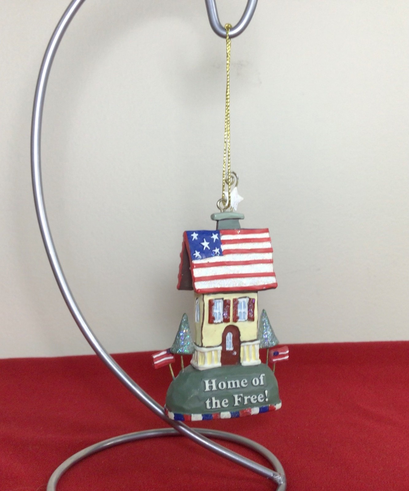 AMERICA HOME OF THE FREE CHRISTMAS ORNAMENT BY KURT ADLER