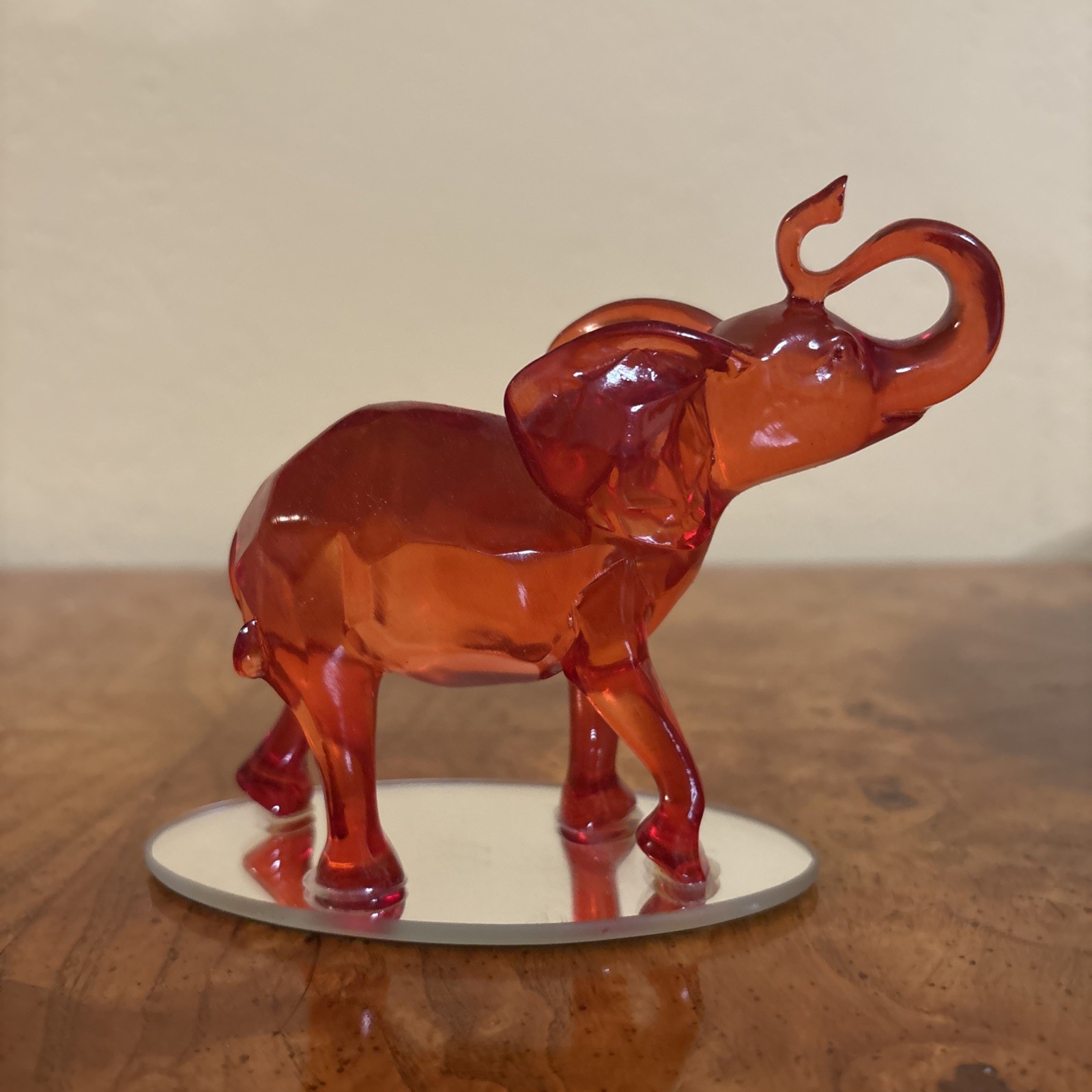 Hamilton Collection Matriarch The Red Diamond Elephant Sculpture Rare Gem