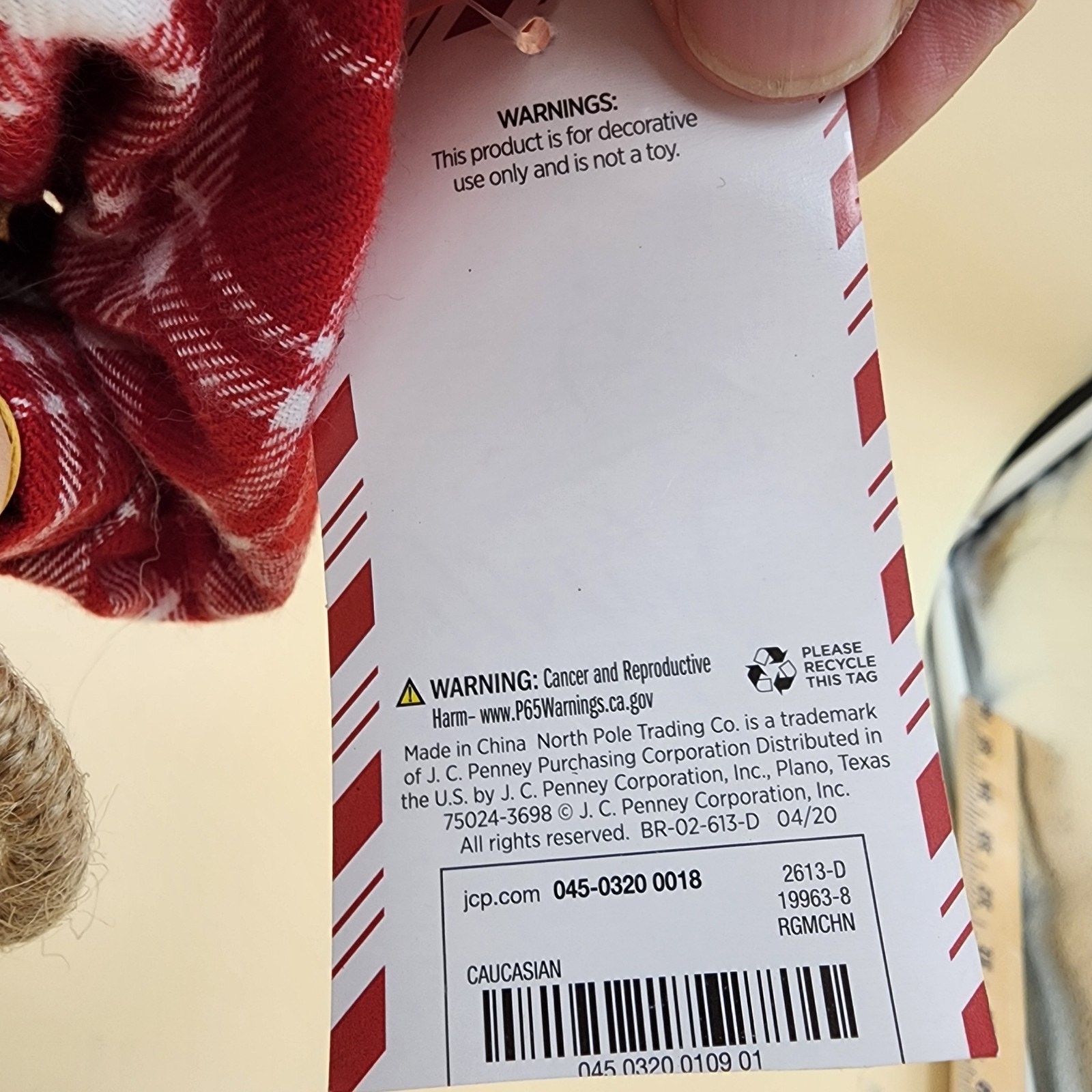 North Pole Trading Co Cowboy Santa 18″ Figurine Western Boots Original Tags JCP