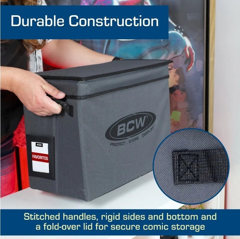 BCW Stackable/ Collapsible Comic Book Foldaway for Comics – 125 to 150 Capacity