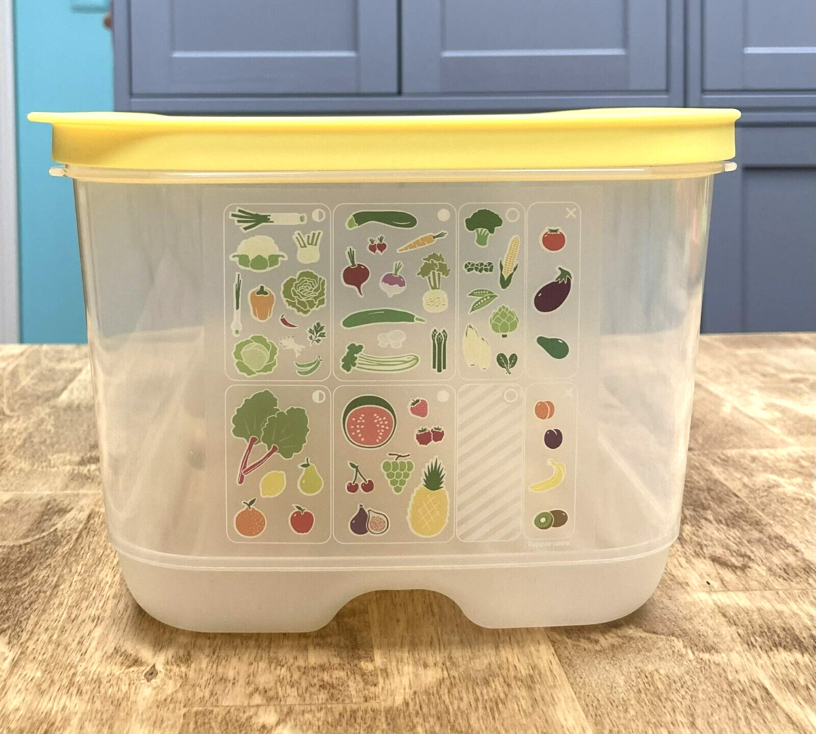 Tupperware FridgeSmart-Large Deep-1 1/2gal./6.1L-Fruit & Vegetable Keeper-NEW