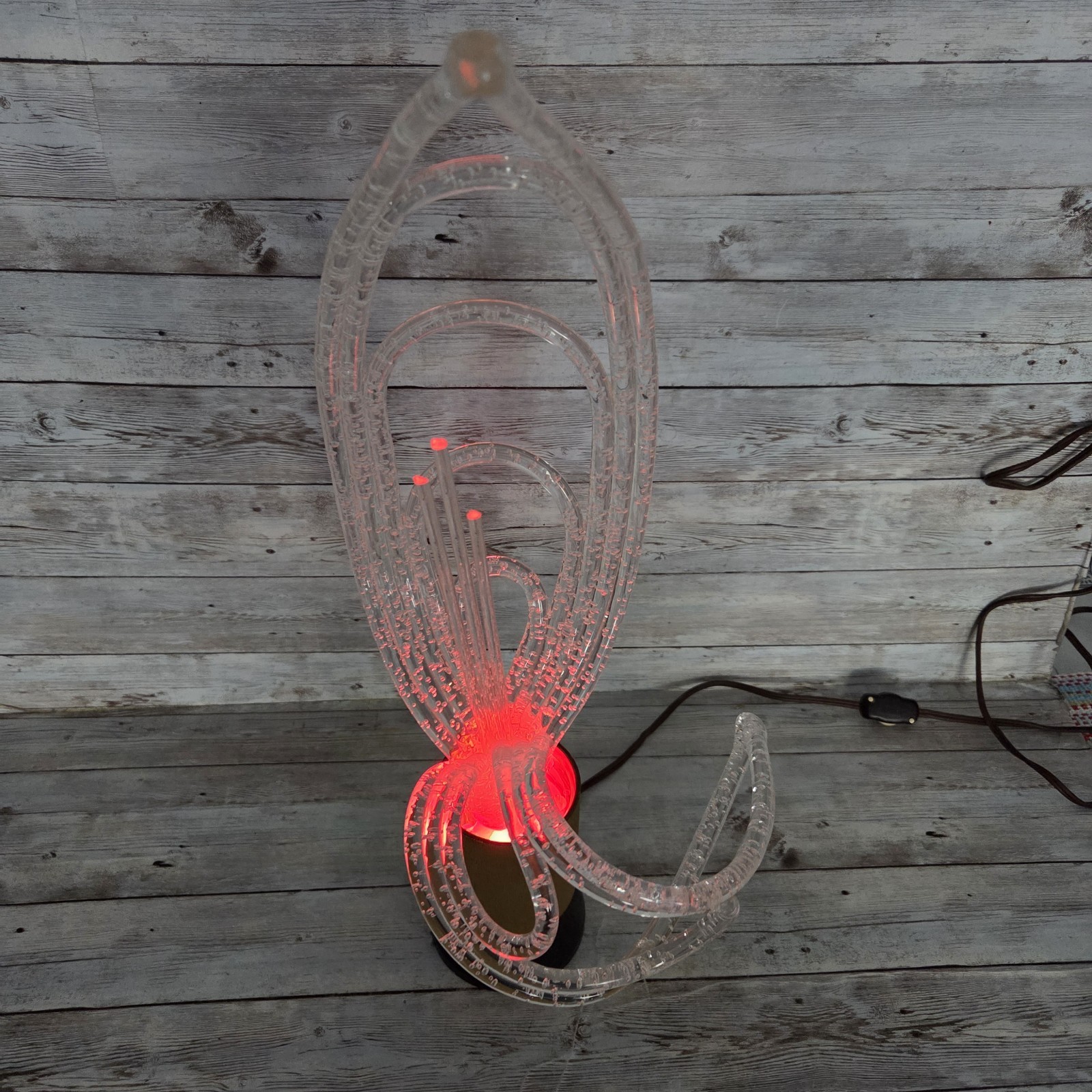 Vintage Mod Mood Lamp Model 5400 Bubble Acrylic Sculpture The Lights Fantastic