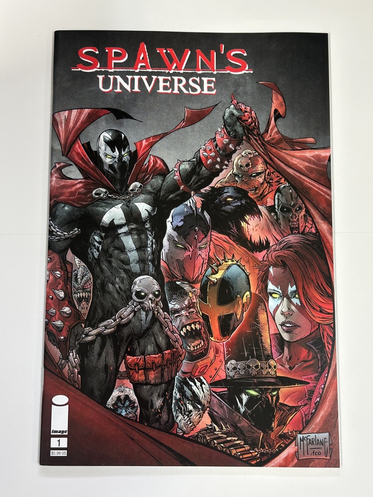 SPAWN’S UNIVERSE #1 2021 NEAR MINT MCFARLANE JERICHO VARIANT IMAGE COMICS b-402