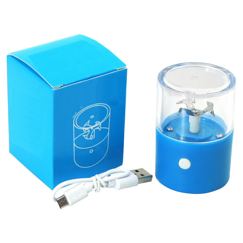 Electric Auto Grinder For Herb & Garlic Grinding Rchargeable in USB Blue Gift