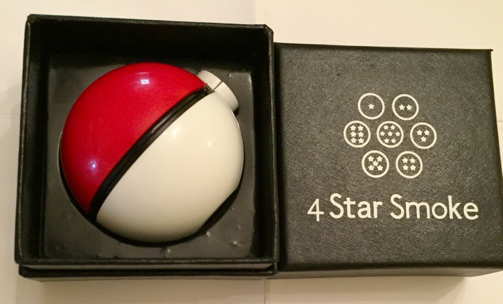 Monster Catcher Herb Grinder by 4 Star Smoke with black gift box