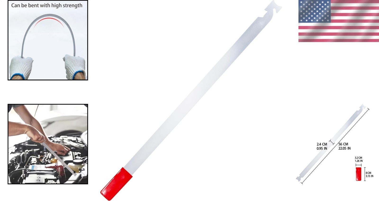 Professional Auto Tool Slim Jim 22 Inch Steel Flexible Car Door Access Tool