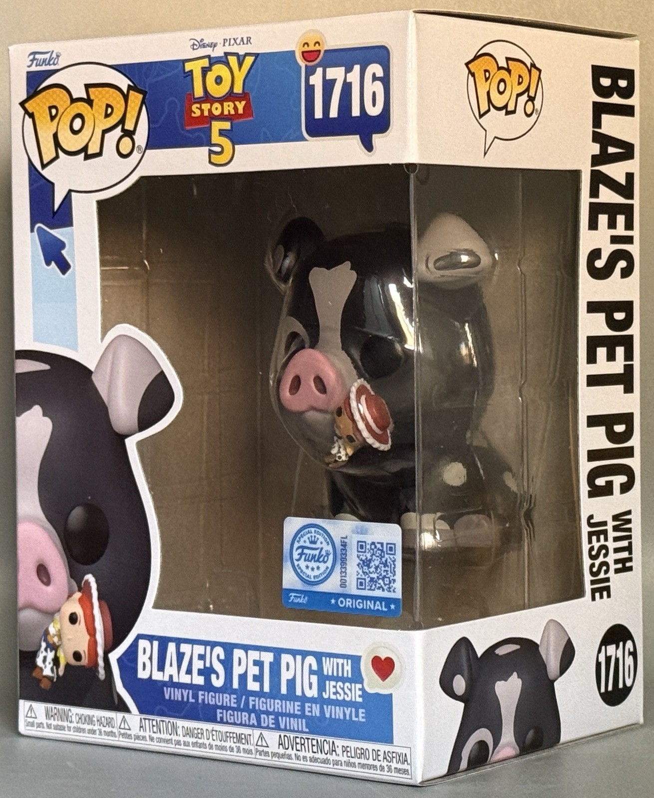 Funko Pop! Blaze’s Pet Pig with Jessie (Toy Story 5) #1716
