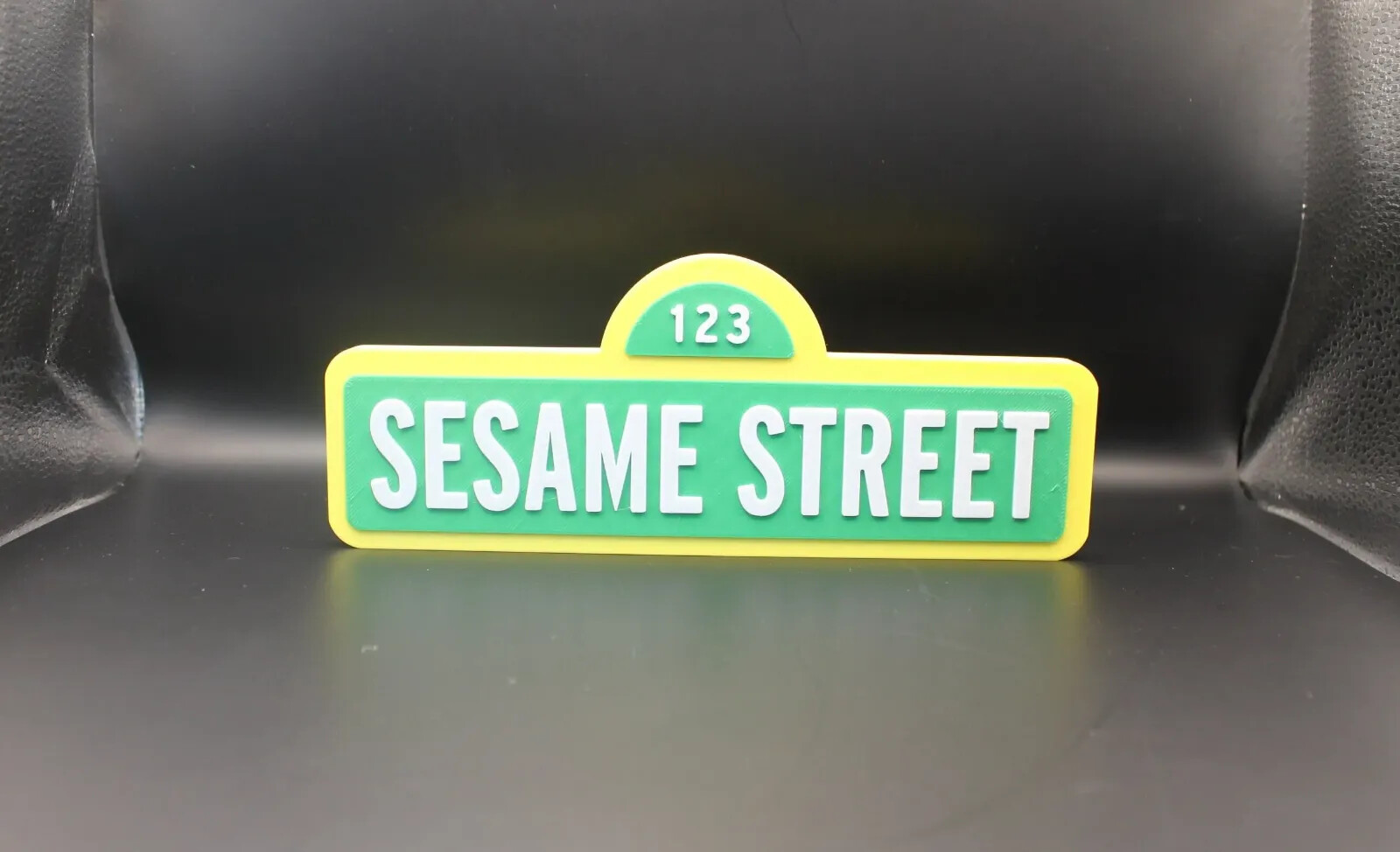 Sesame Street 3D printed Logo Art