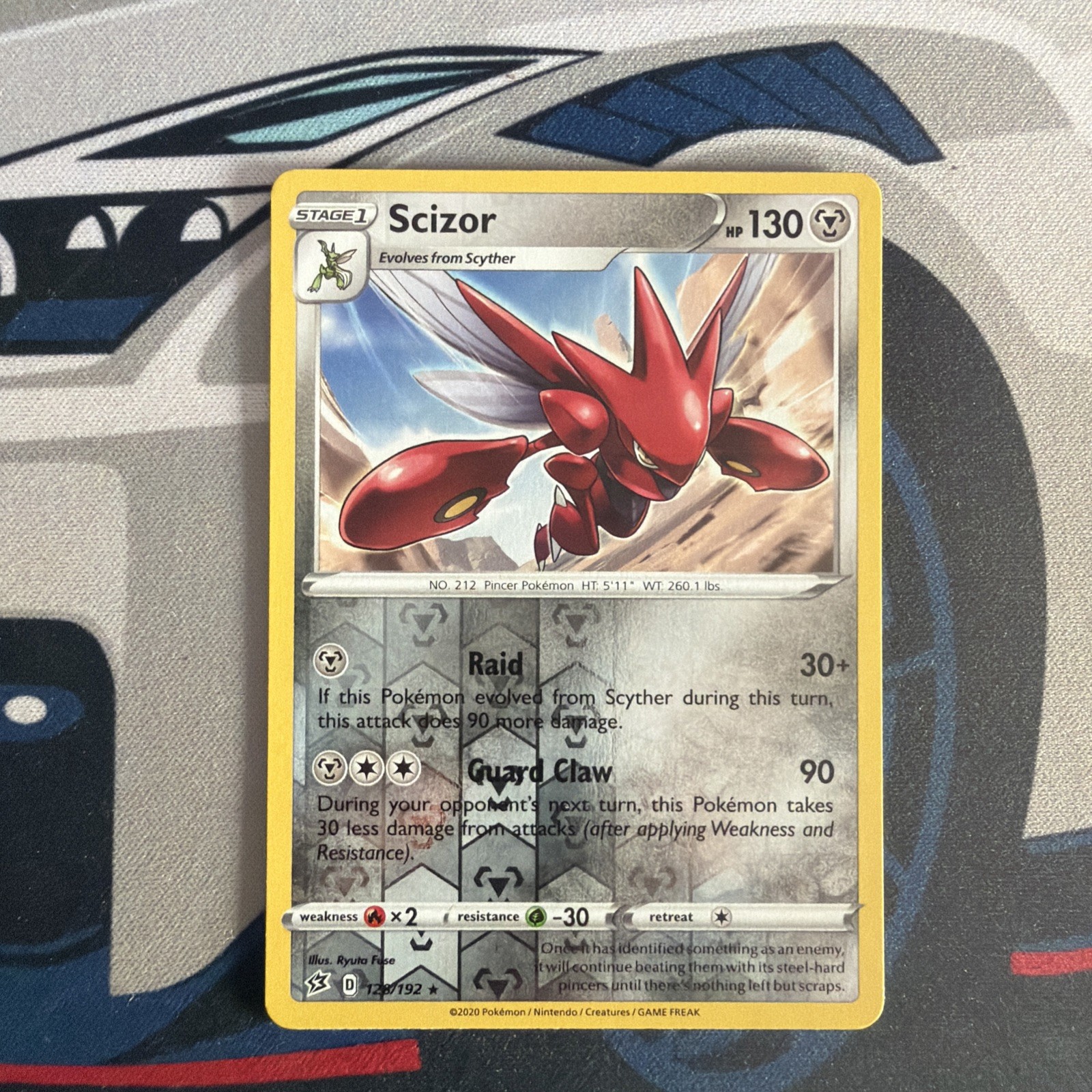 Scizor – NM – Reverse Holofoil-128/192 – EN – SWSH02: Rebel Clash