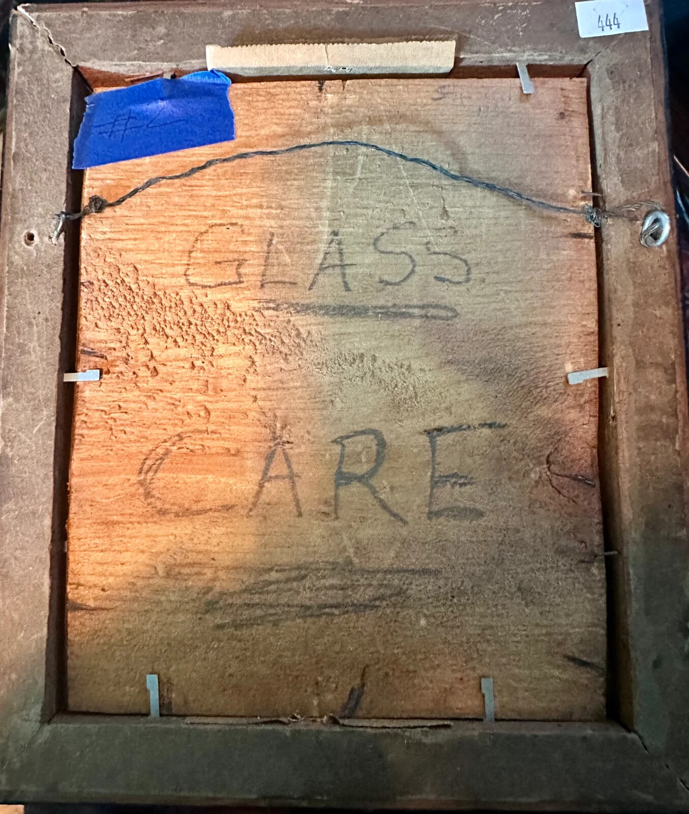 Rare HALF PLATE 1850s Ambrotype of a SEA Ship CAPTAIN in Period Wall Frame