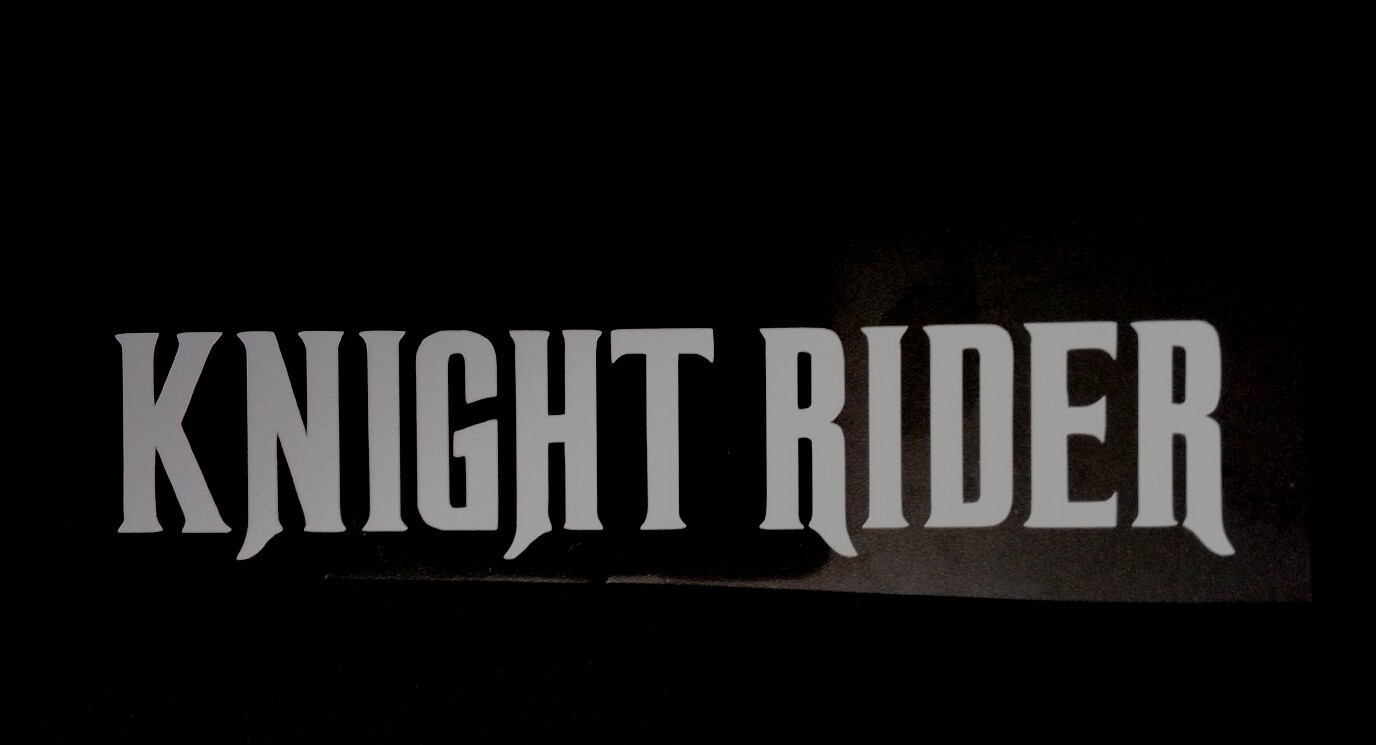 KNIGHT INDUSTRIES Shield Logo Sticker • Knight Rider • KITT • Custom Decal