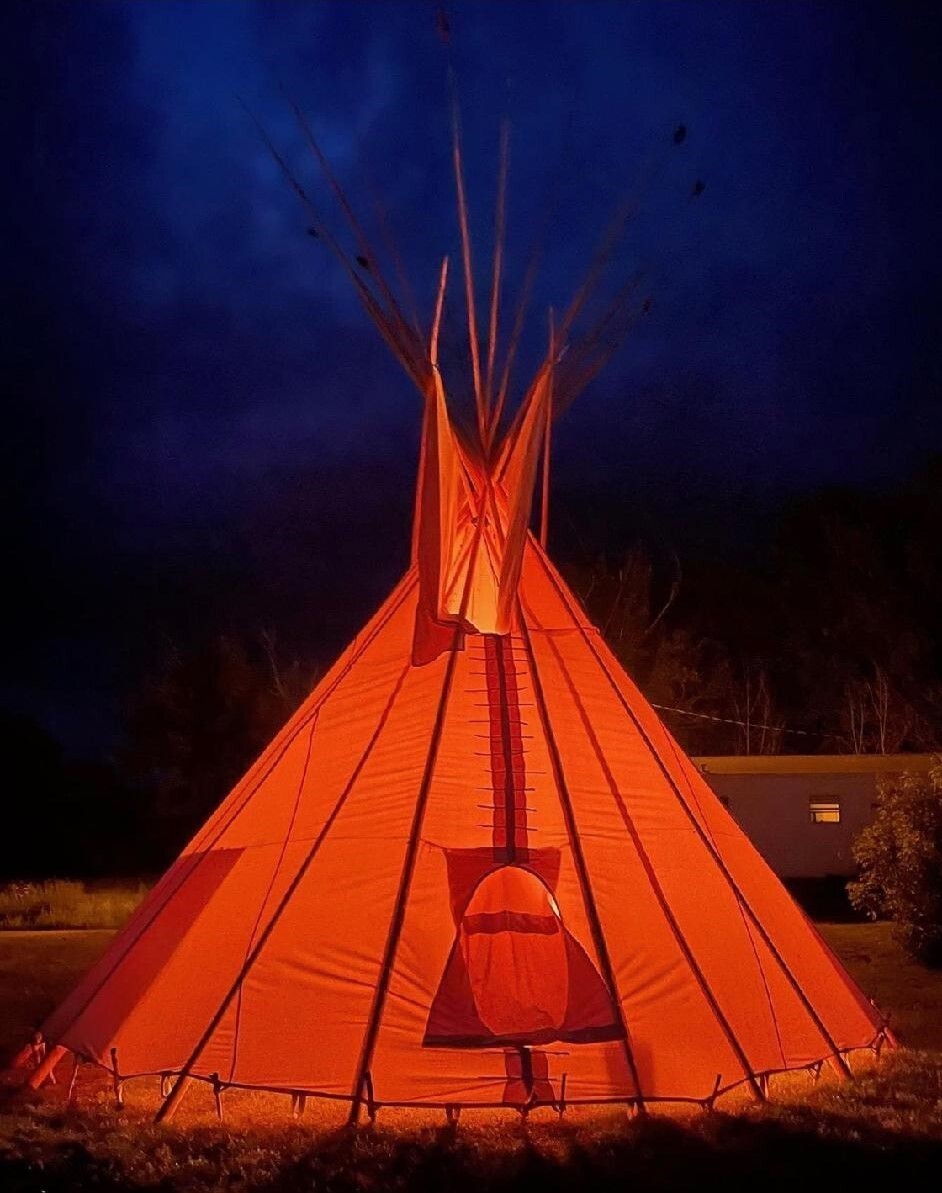 Custom Tipi in Canvas Authentic Native American Camping Lodge with or w/o liners