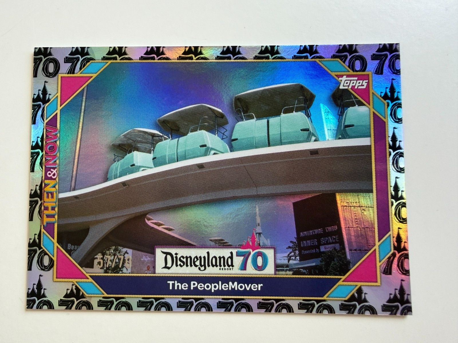 2025 Topps Disneyland 70th Anniversary The PeopleMover 57/70 Card #69