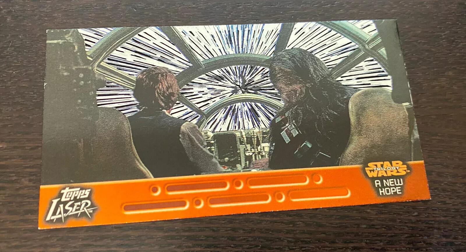 1997 STAR WARS NEW HOPE TOPPS WIDEVISION LASER CARD #2 MINT/NM SHARP CORNERS