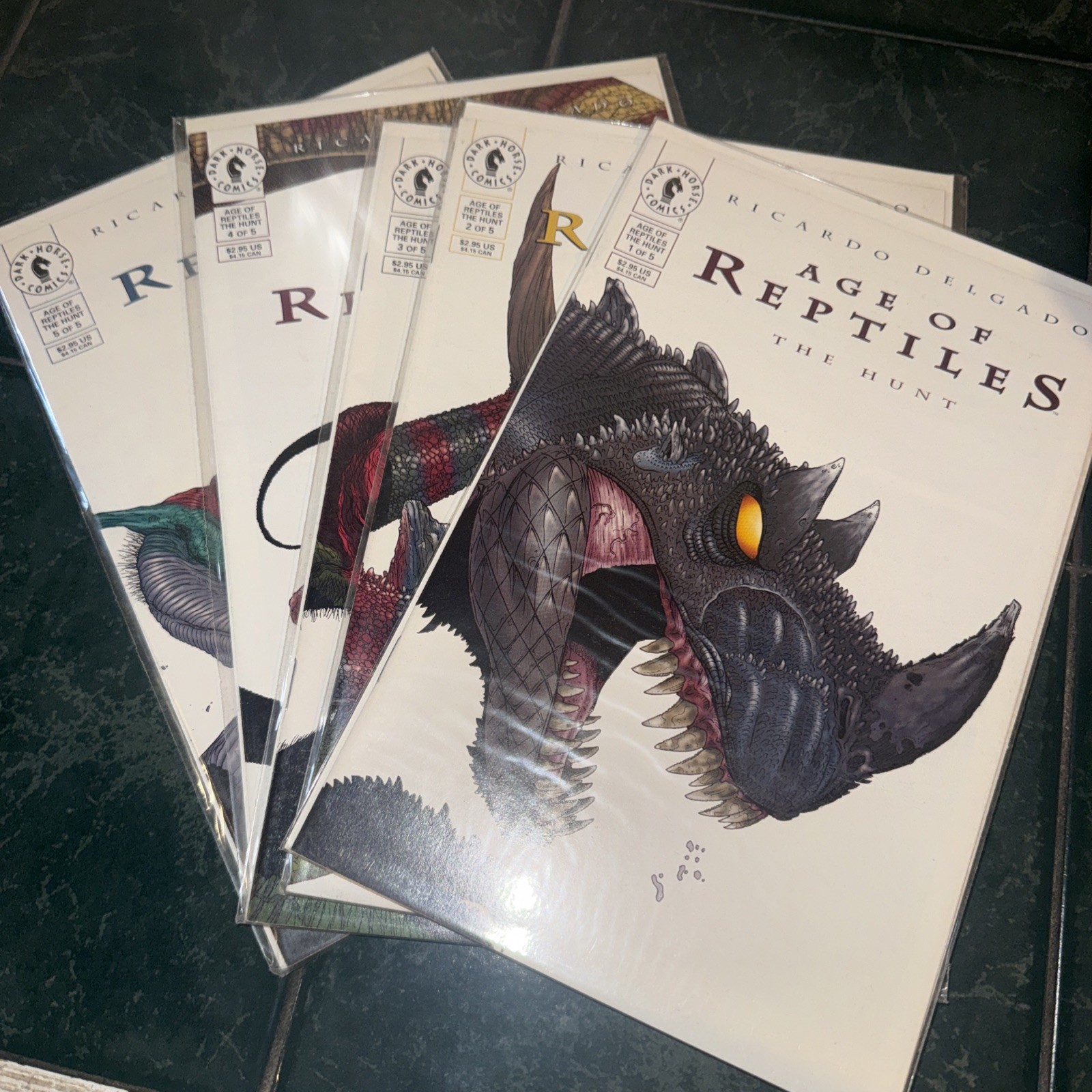 Age of Reptiles The Hunt (1996) #1-5 Dark Horse Comics | Complete Set!!