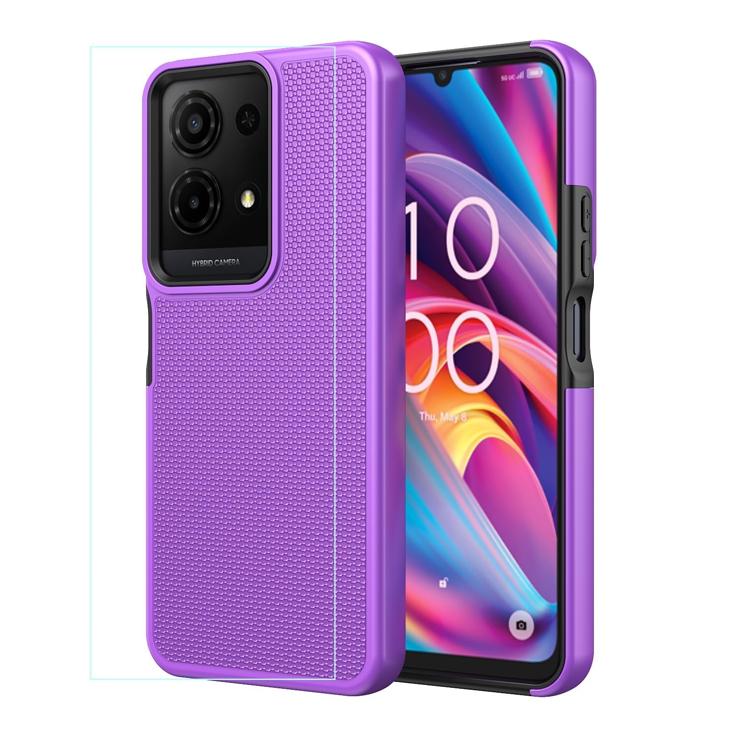 for TCL K32/K33 5G Phone Case with Screen Protector,TCL K32 5G T513W Phone Case