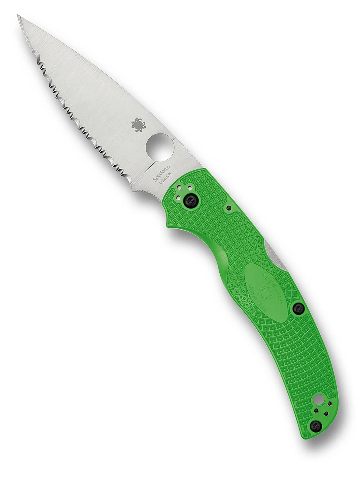 Spyderco Native Chief Lightweight Salt LC200N 4.02″ Folding Pocket Knife C244SGR
