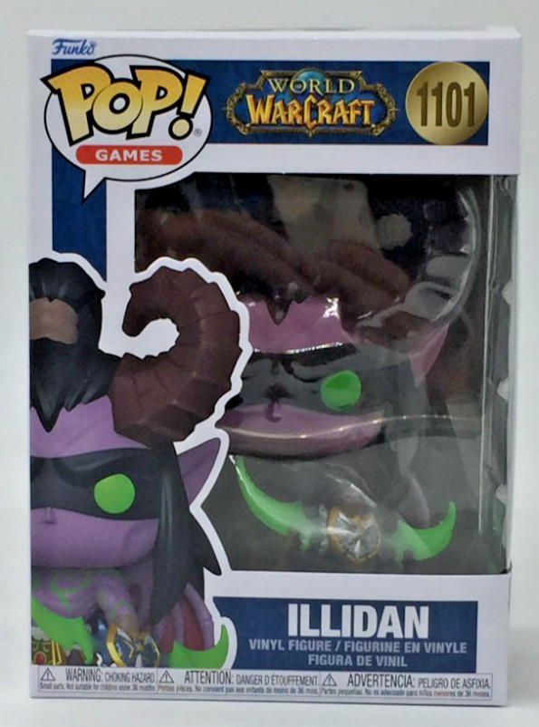 Funko Pop! Games World of Warcraft Illidan #1101 W/Protector