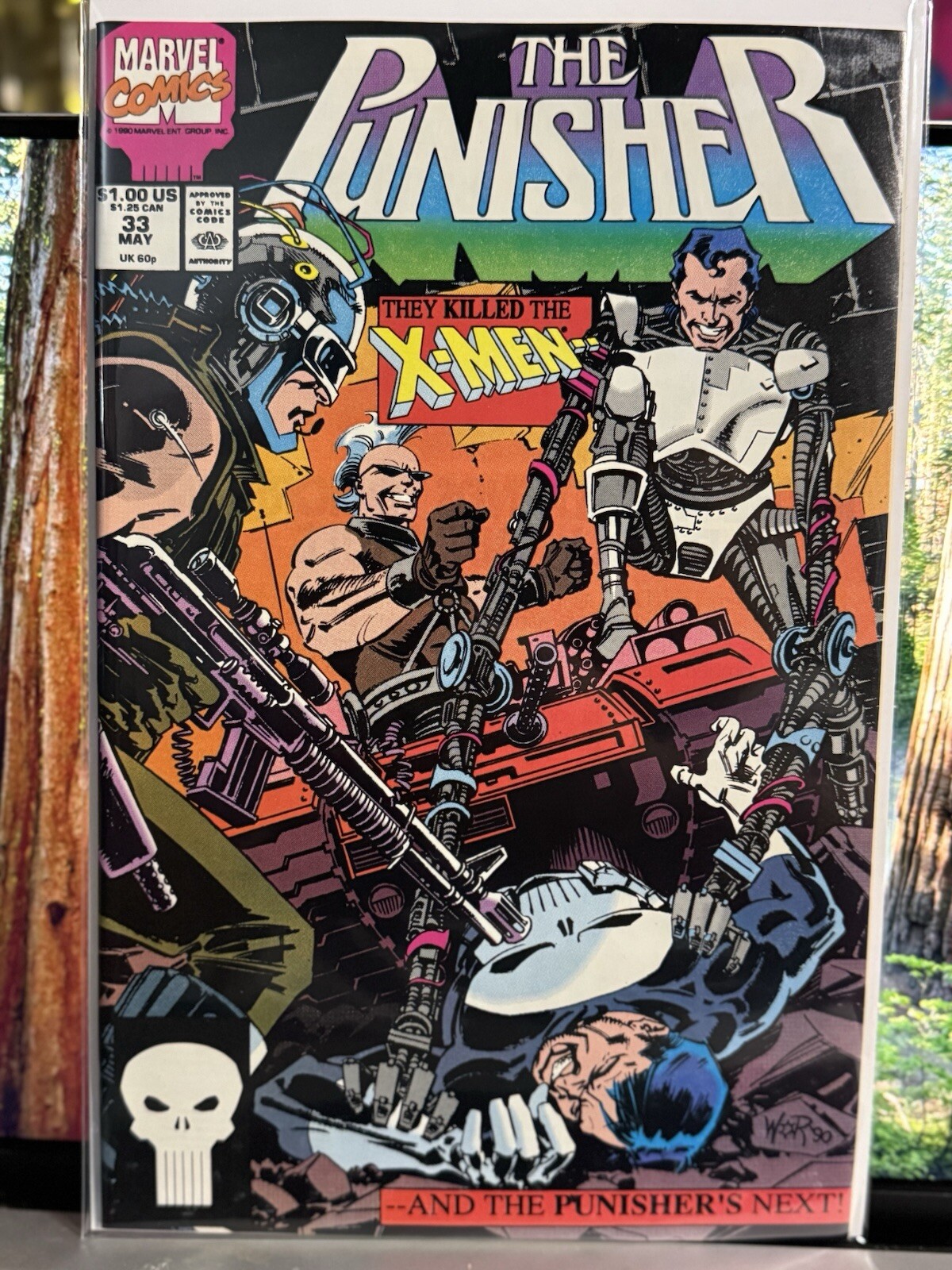 THE PUNISHER #33 NM (MARVEL COMICS MAY 1990) UNCIRCULATED