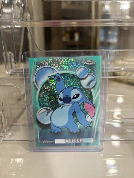 2026 Topps Disney Chrome Lilo & Stitch Stitch #150 Trading Card Serial # 125/199