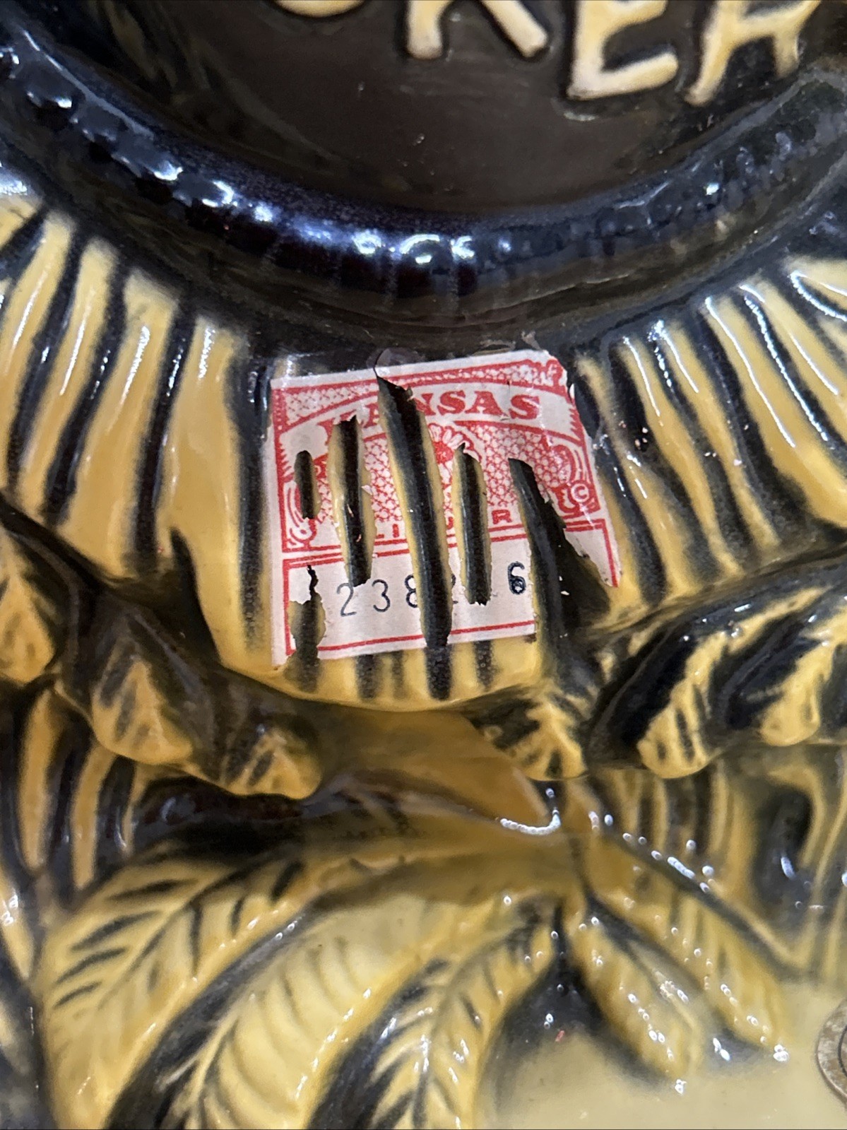 Vtg Wichita State WuShock Shockers WSU Ezra Brooks 1971 Wheat Shocker Decanter