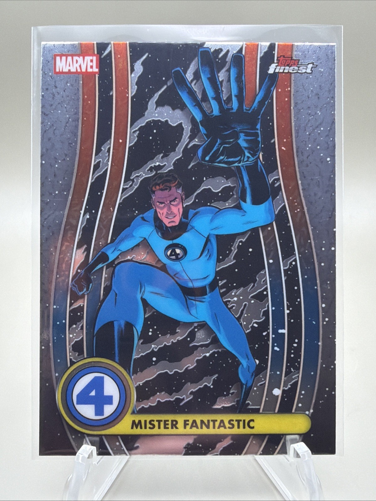 2026 Topps Finest Fantastic Four #001 Mister Fantastic