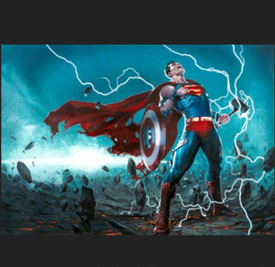 AVENGERS JLA #4 FACSIMILE CVR E GABRIELE DELL OTTO WRAPAROUND PRESALE 08/26