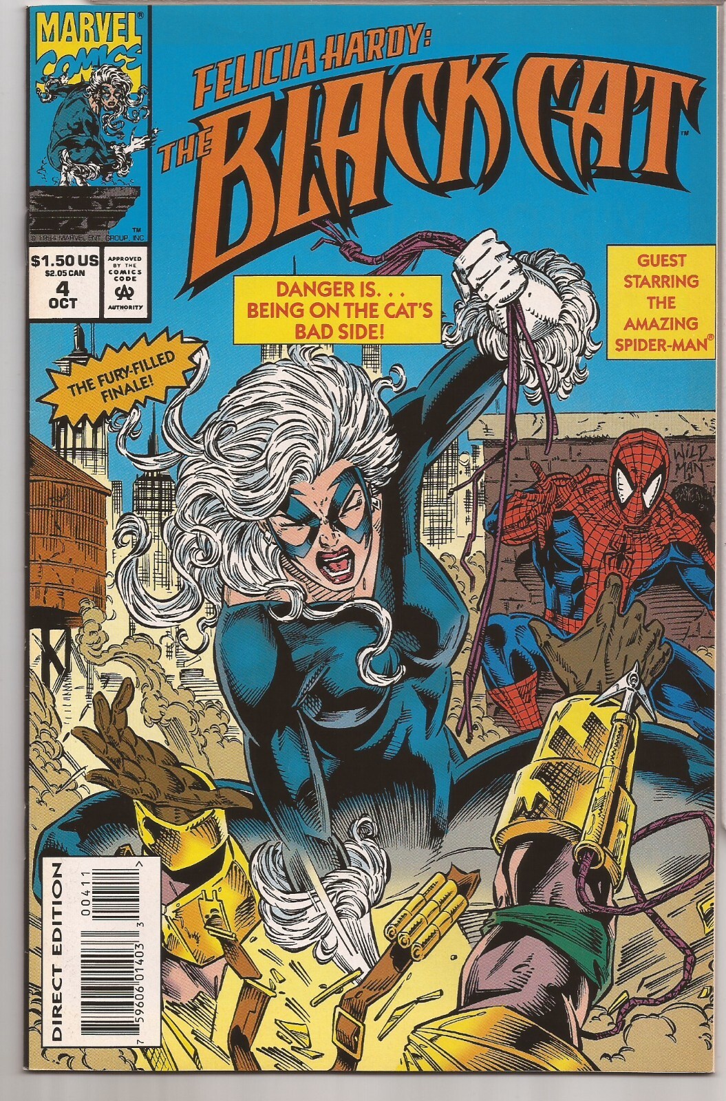 FELICIA HARDY: THE BLACK CAT #4 – FINAL ISSUE – ANDREW WILDMAN COVER