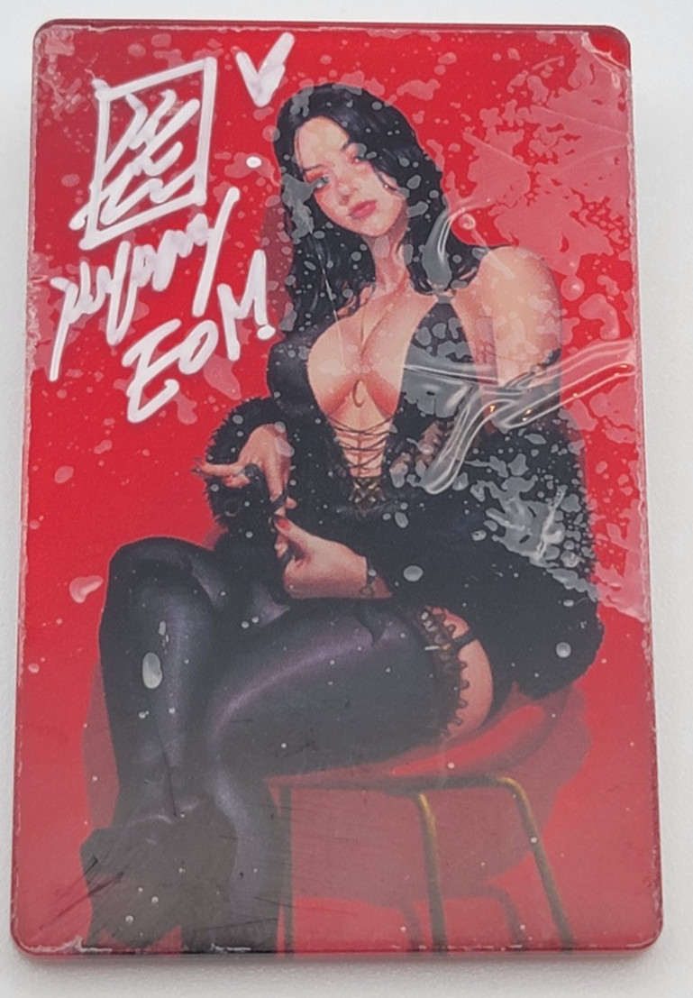 Kyuyong Eom Signed Autographed Limited Acrylic Pin 1.5″ x 2.25″