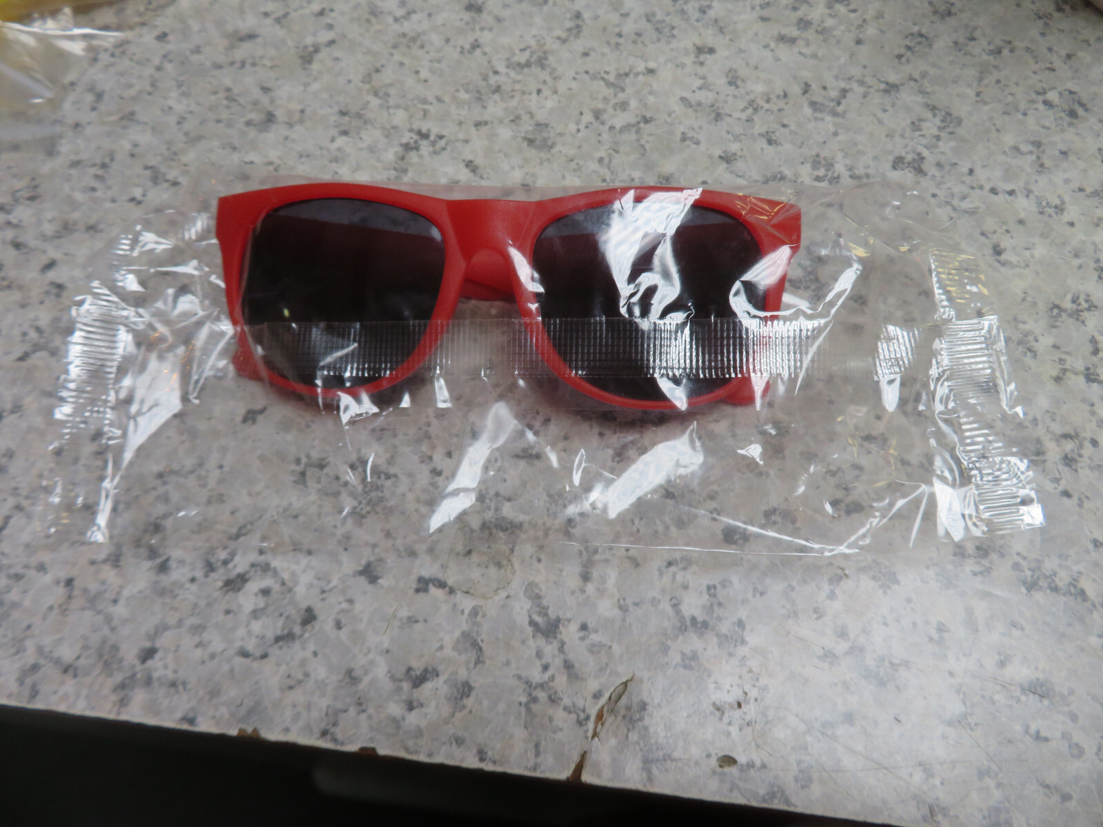 Brand New–Red McDonald’s Plastic Adult Sunglasses Fast Food–Promo Item