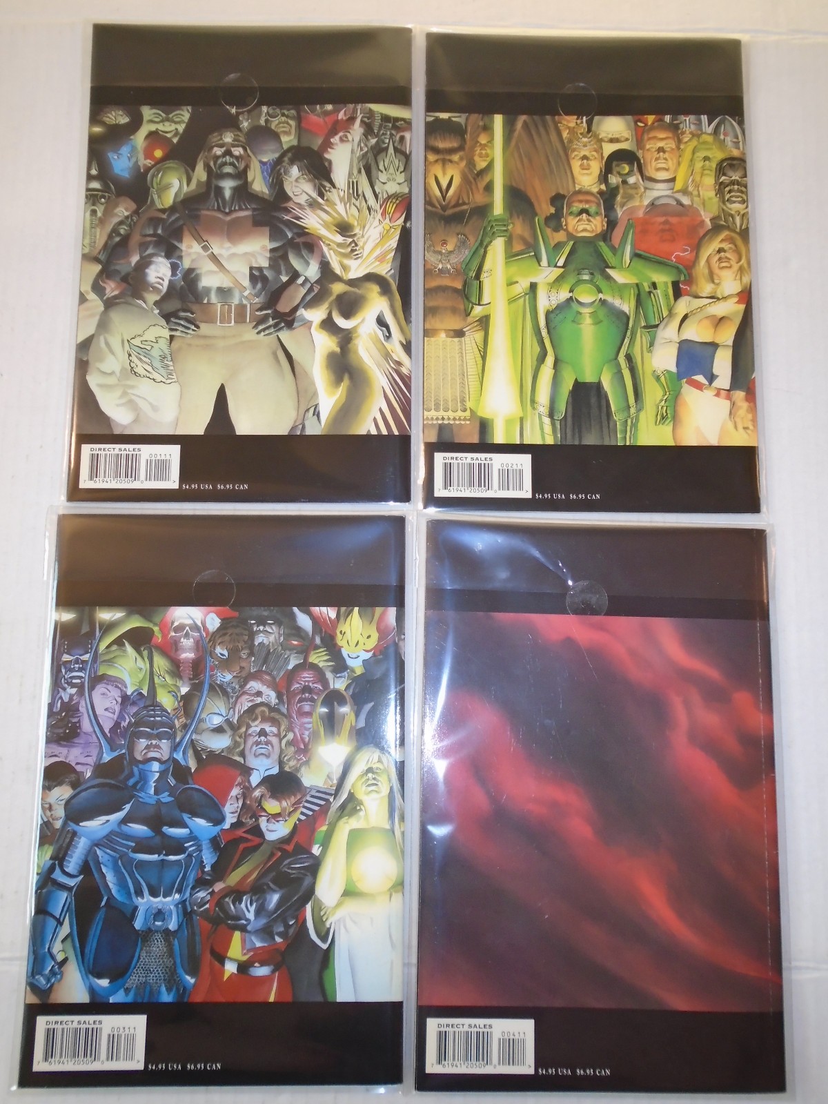 Kingdom Come (1996) Complete 4-Issue Mini-Series Set, NM, 1st Prints
