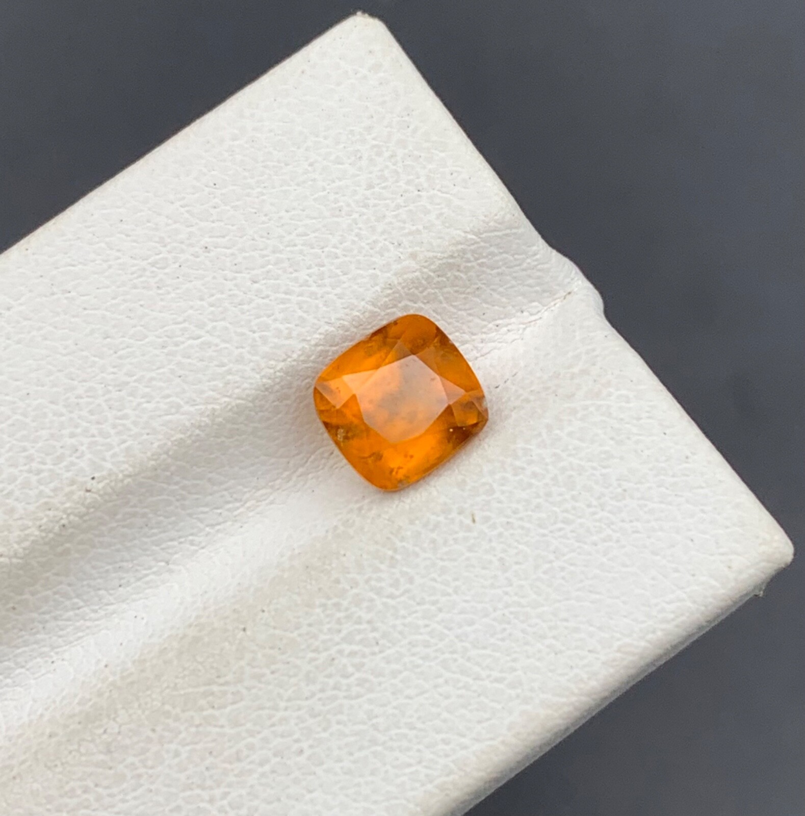 2.35 Cts Hessonite Garnet Gemstone from Pakistan.