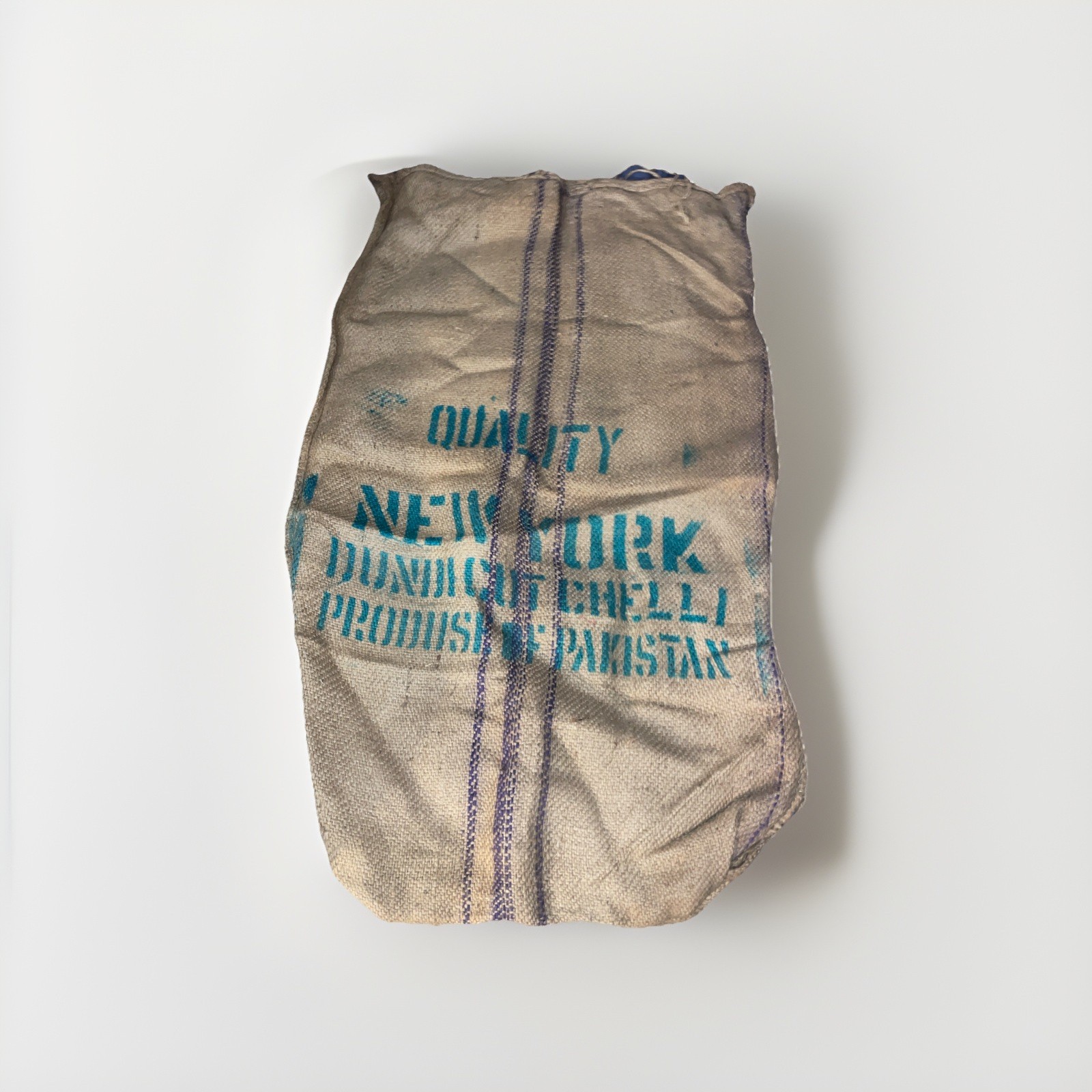 Vintage New York Burlap Sack