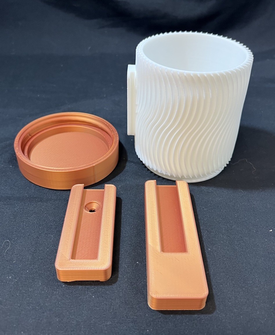 New Plastic Wall Planter/or Wall Lamp. Attractive Home Decor Piece.