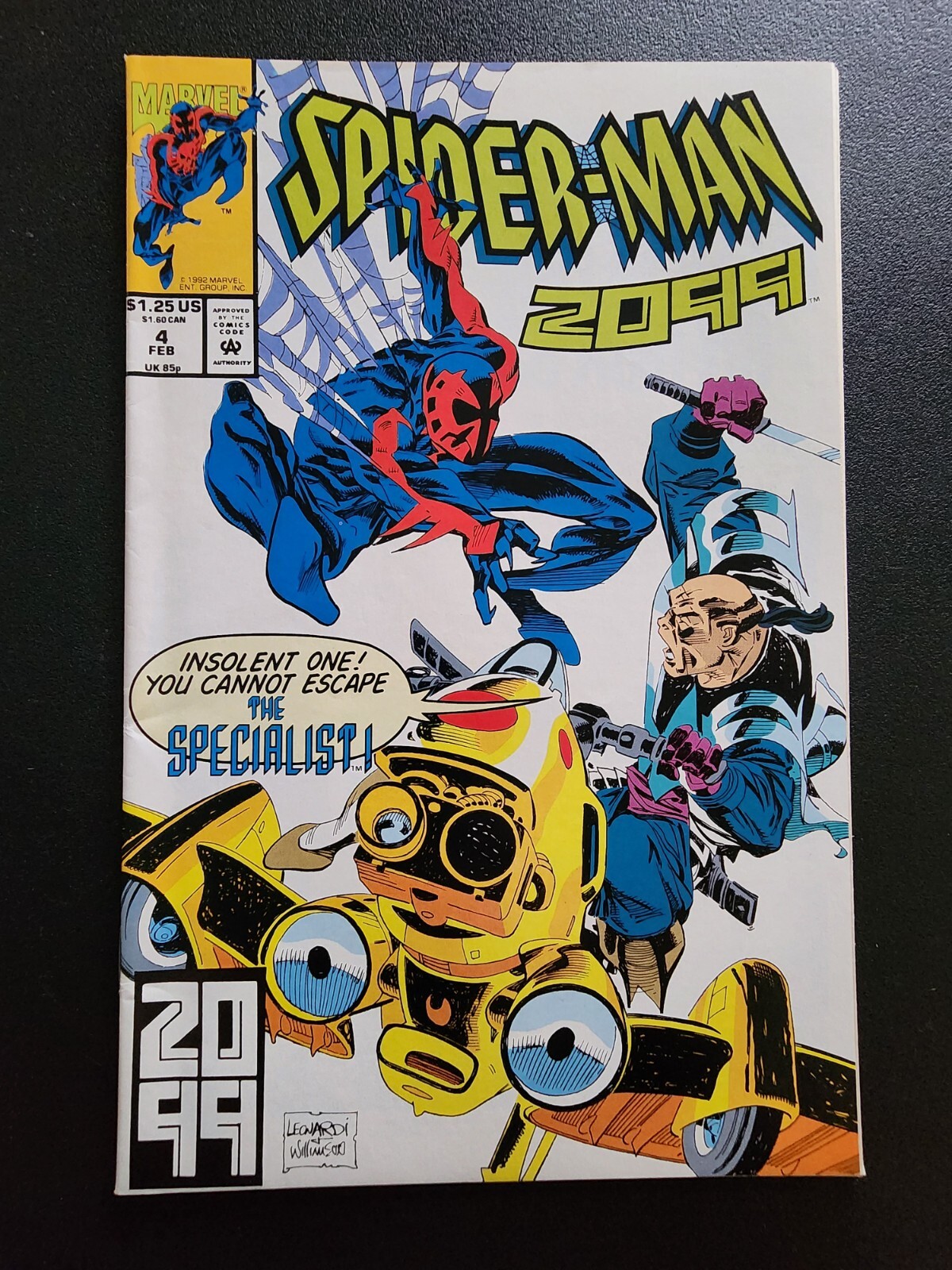 Marvel Comics Spider-Man 2099 #4 February 1993 Rick Leonardi Cover