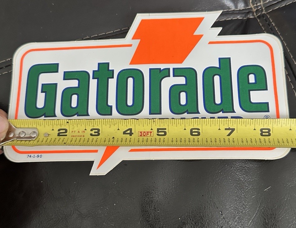 GATORADE Thirst Quencher – Original Vintage 1990’s Racing Decal/Sticker