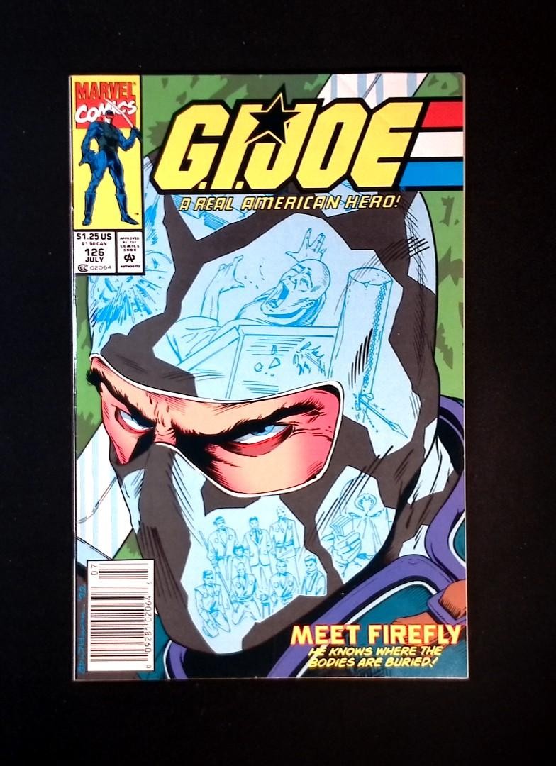 G.I. JOE: A REAL AMERICAN HERO #126 NEWSSTAND Marvel 1992 Andrew Wildman cover