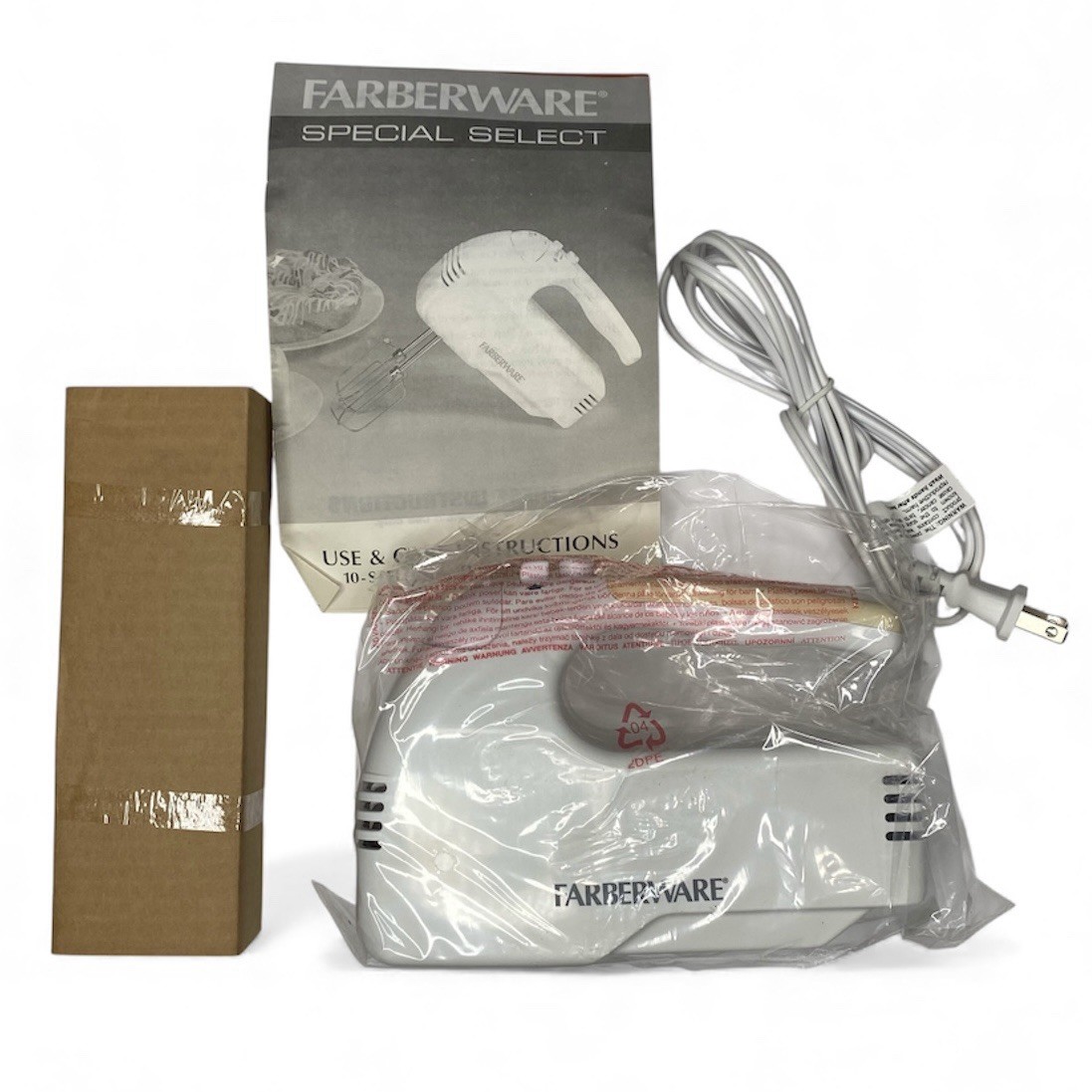 Farberware Electric 10-Speed Hand Mixer With Turbo Model FSHM100