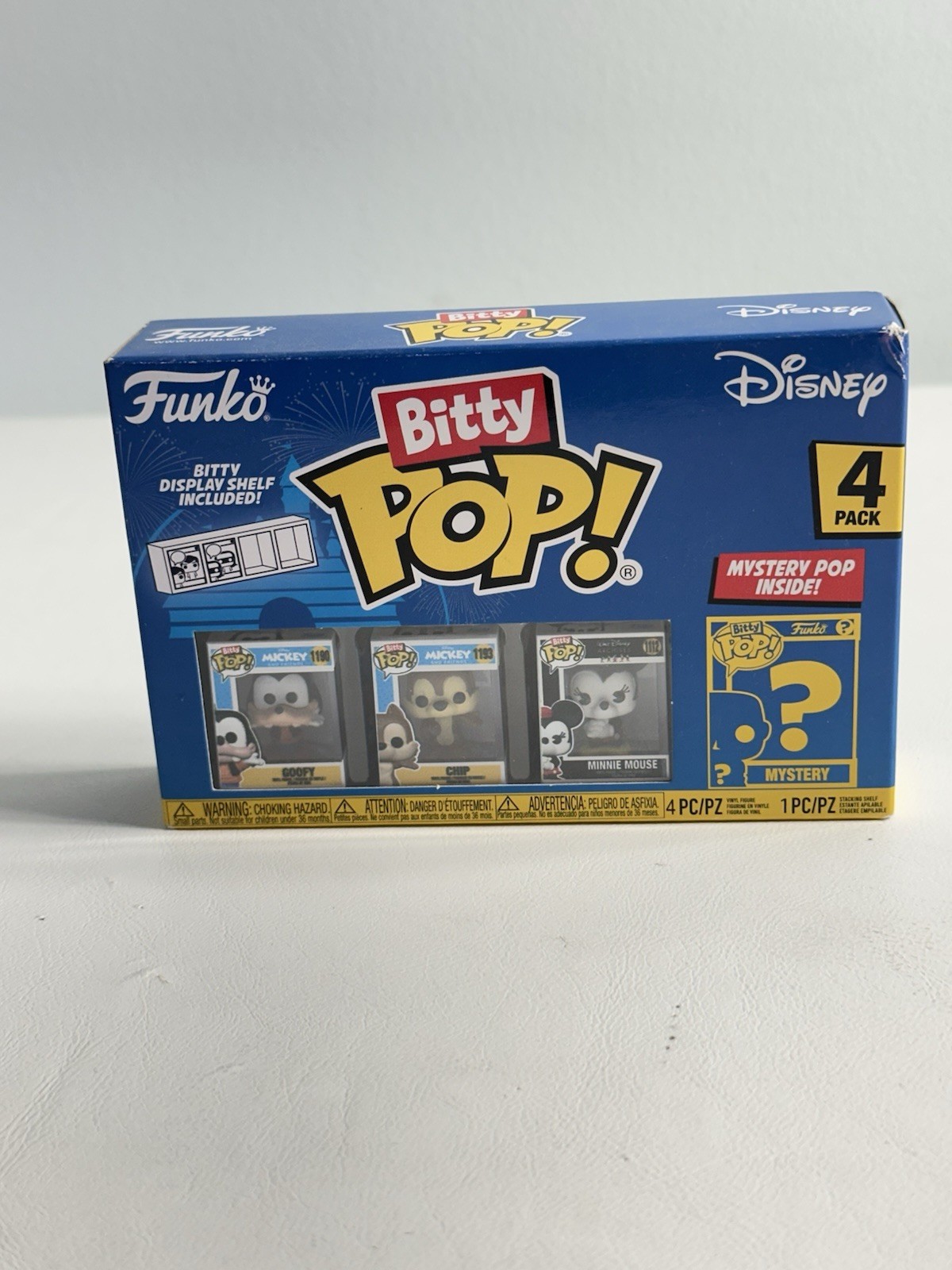 Lot Of 4 NEW Sealed! Funko Bitty Pop! Disney Mickey 4-Pack Lot