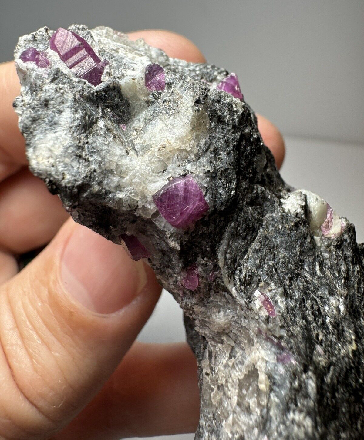 Ruby Rough on Matrix – Russia Mineral Specimen