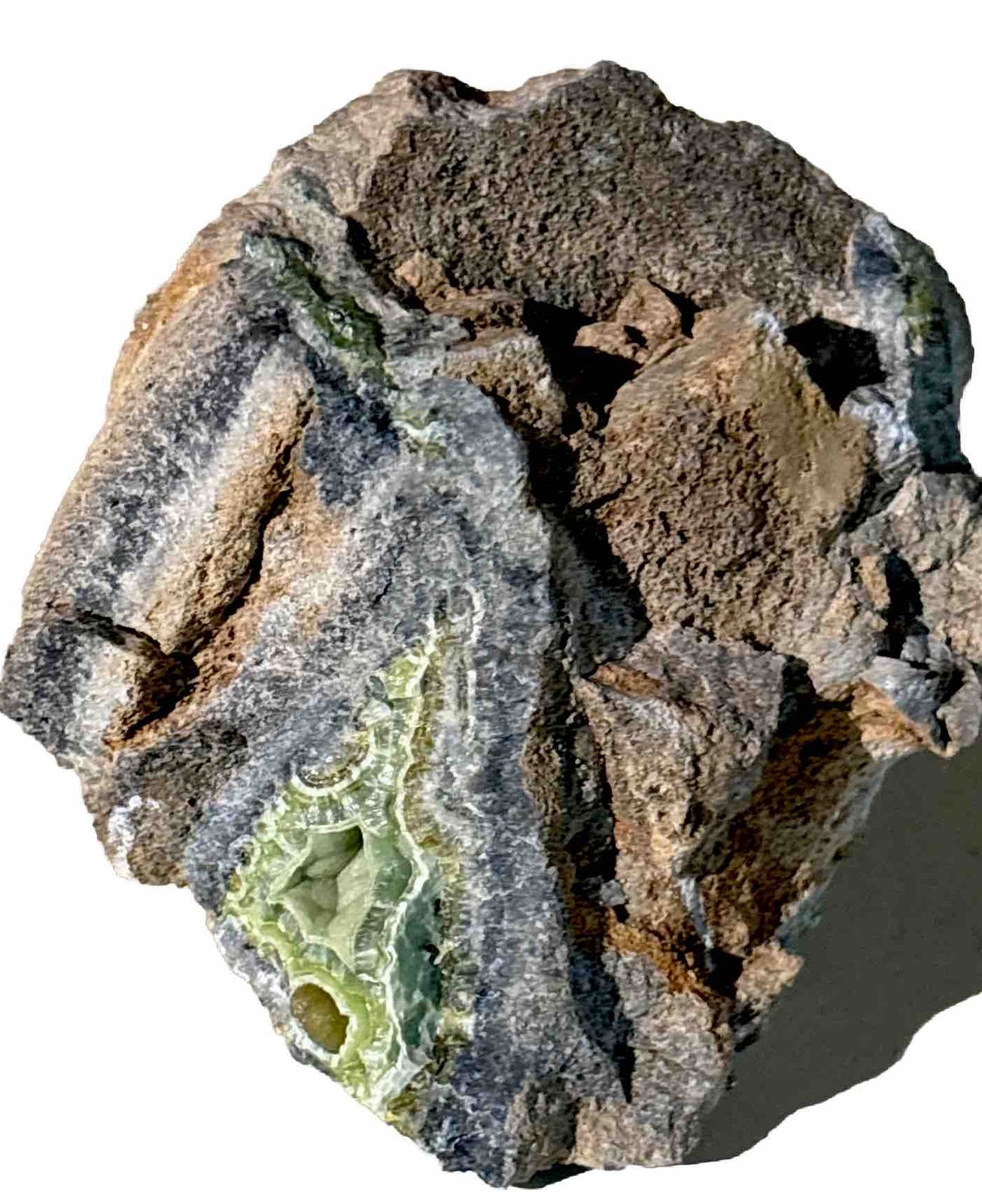 Botryoidal Green Wavellite Crystals on Matrix from Arkansas 2.5in.x2in.