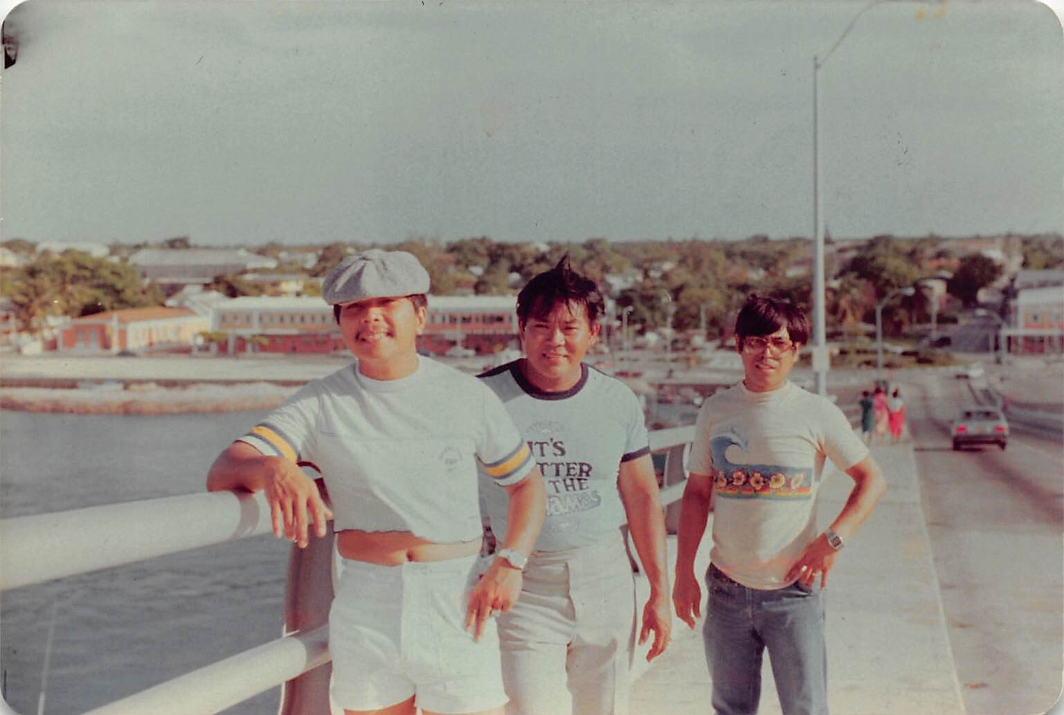Vintage 1969 Handsome Filipino Men 1960s Photo Cuba Shore Leave Street Clothes